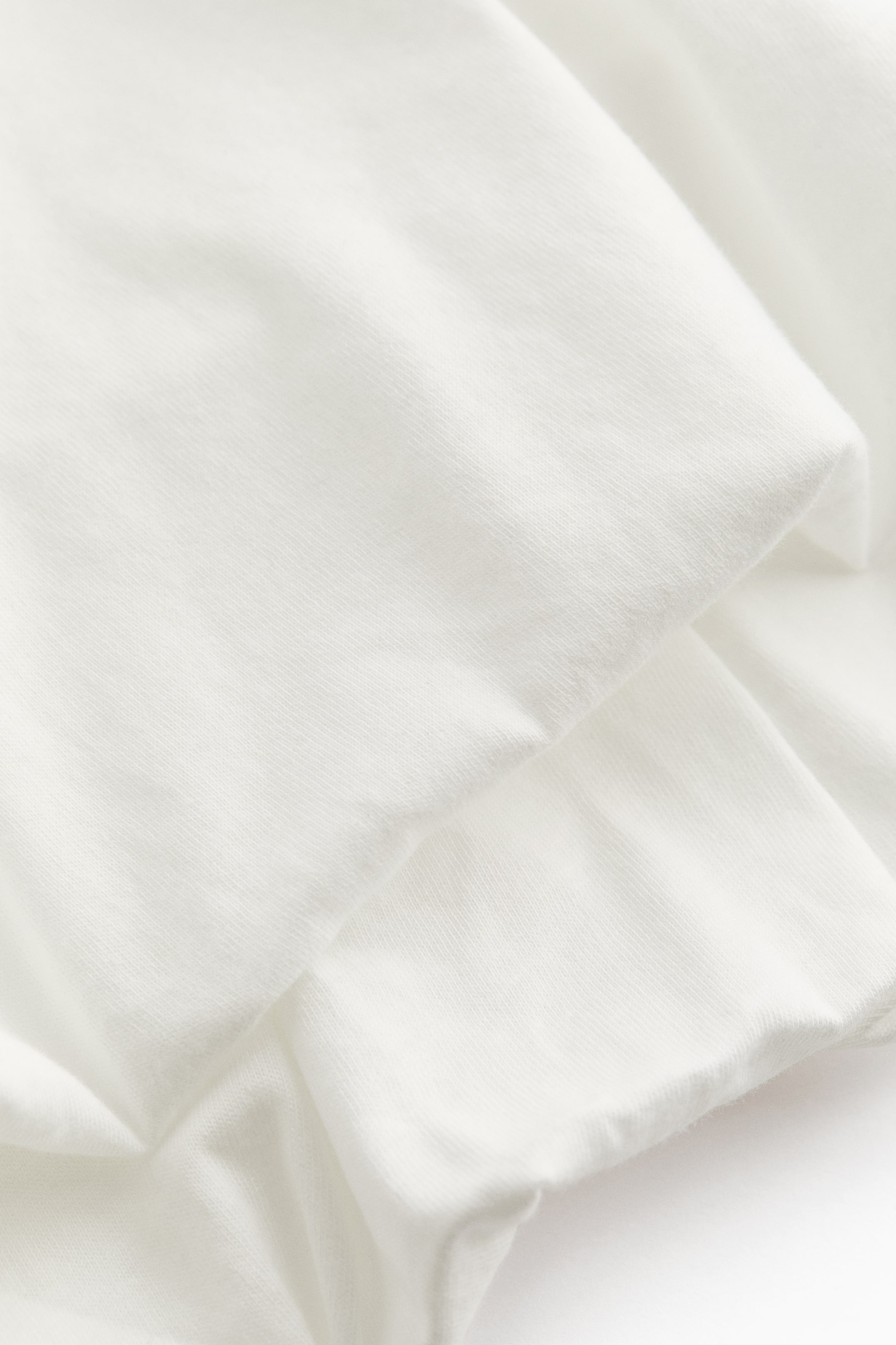 Bubble-Hem Cotton Top
