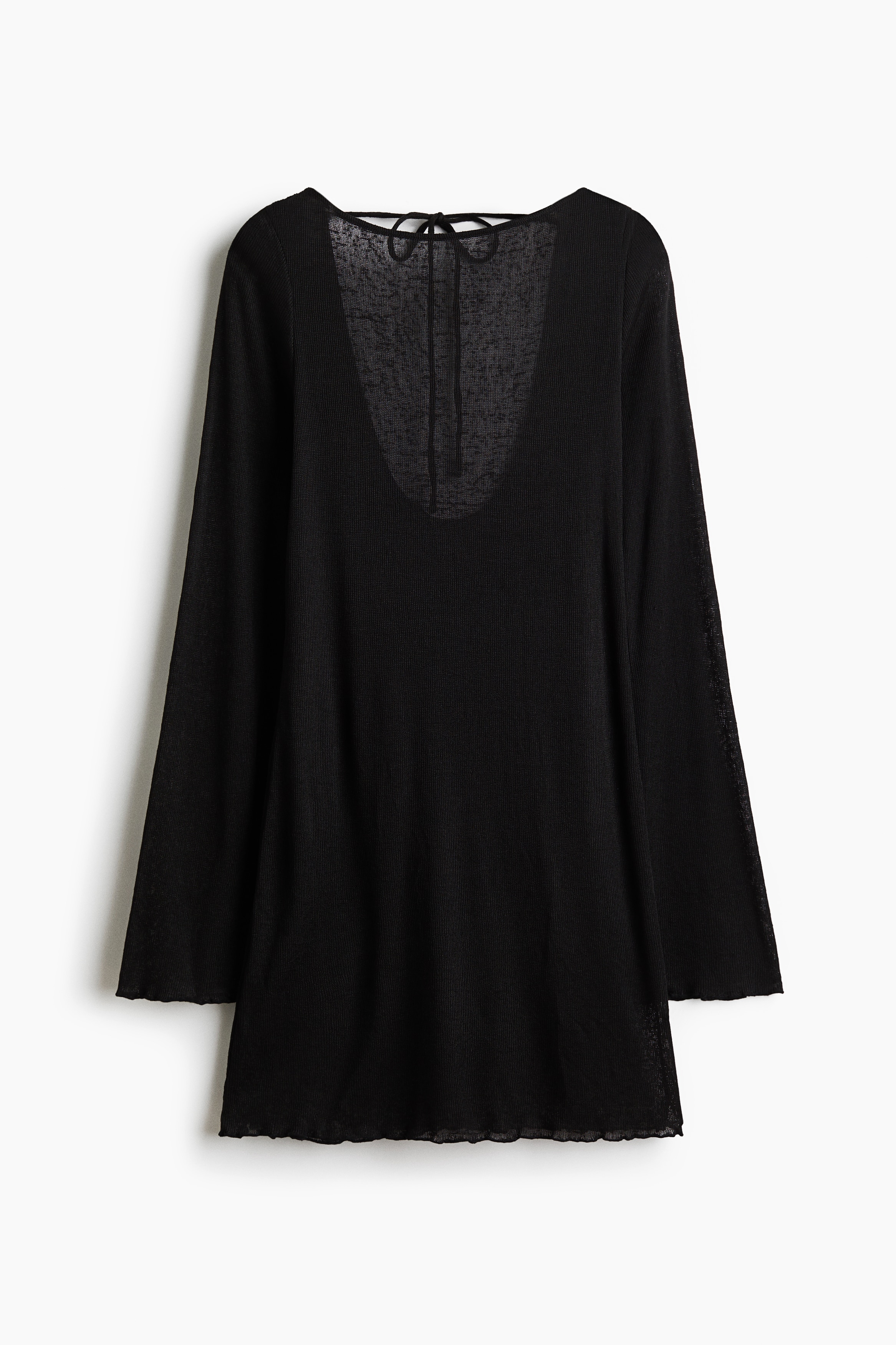 Minirobe de plage - Noir/Marron foncé