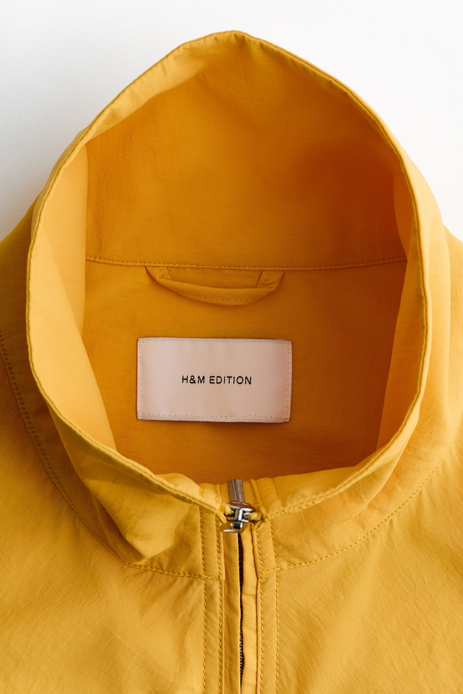 Oversized nylon jacket - Yellow - 5