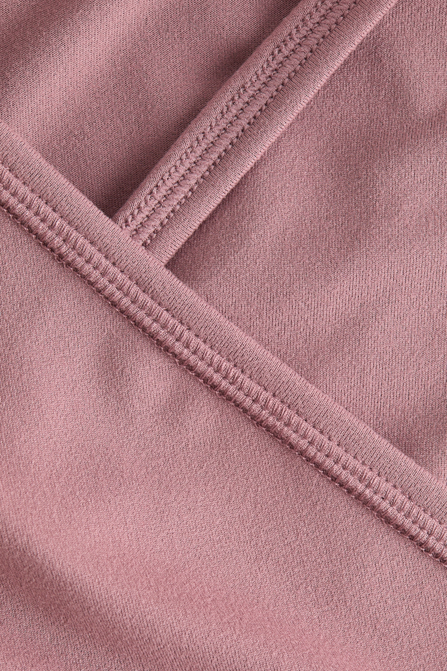 MAMA Krátký zavinovací top - Starorůžová - 5