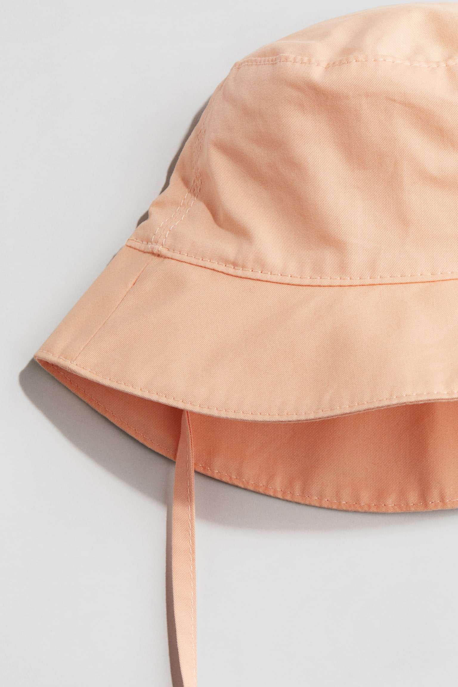 Cotton bucket hat - Peach - 2