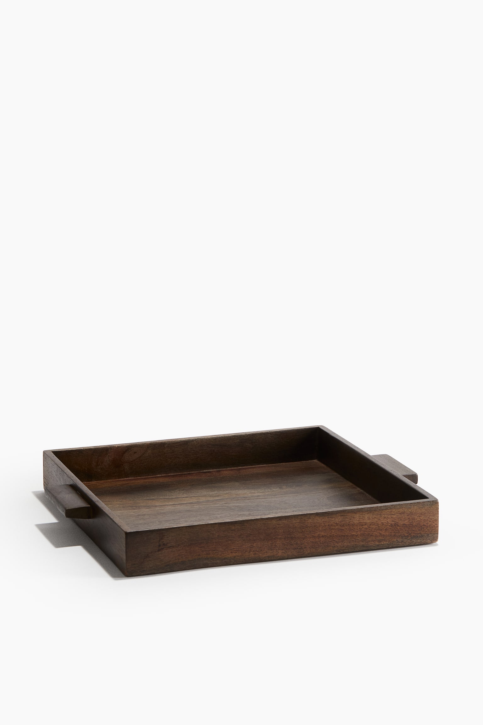 Mango wood tray - Dark brown/Black - 1