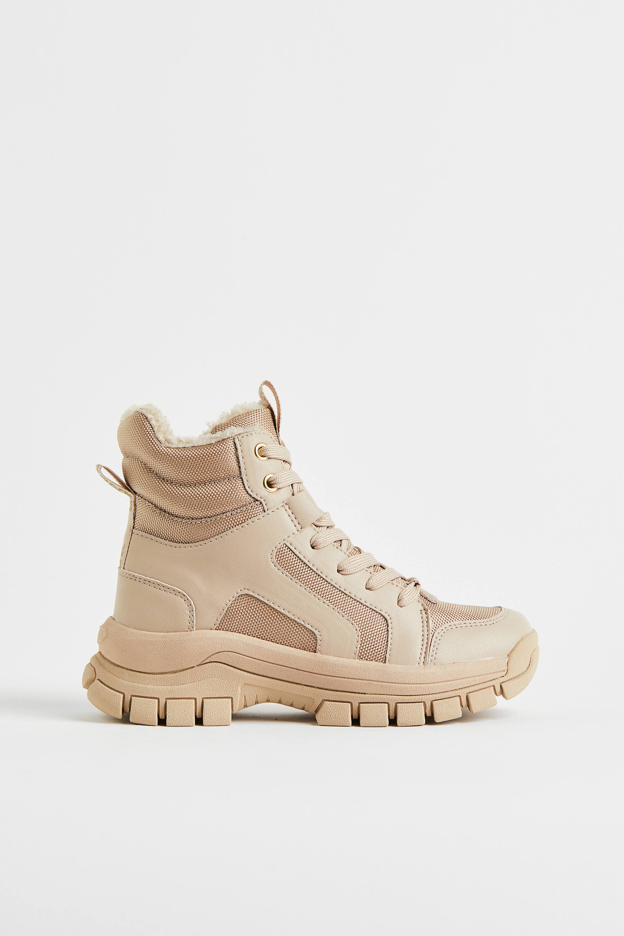View larger image: Warm-lined hi-tops - Light mole - Kids | H&M 1