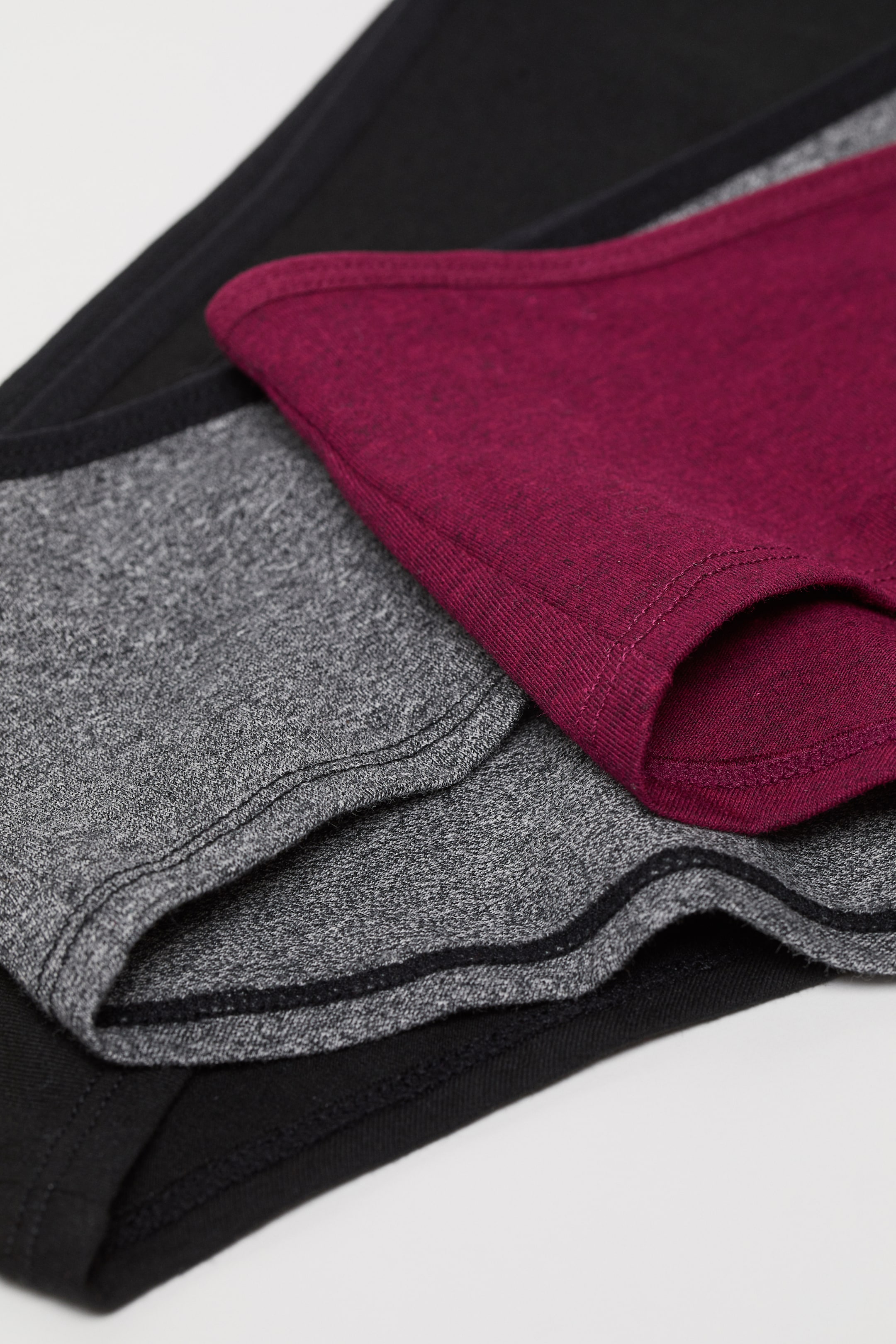 Agrandir l'image: Culottes Hipster, lot de 3 - Prune - FEMME | H&M FR 2