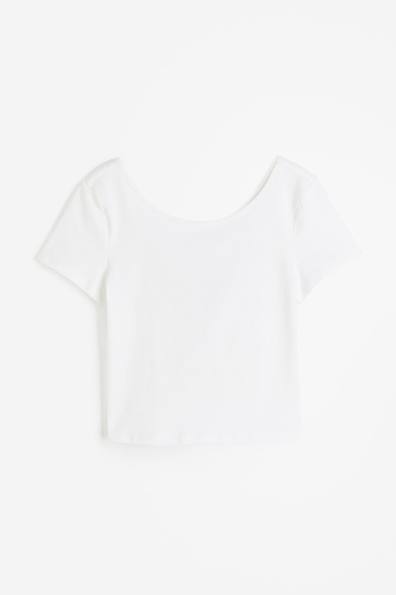 Low-back T-shirt - White - 1