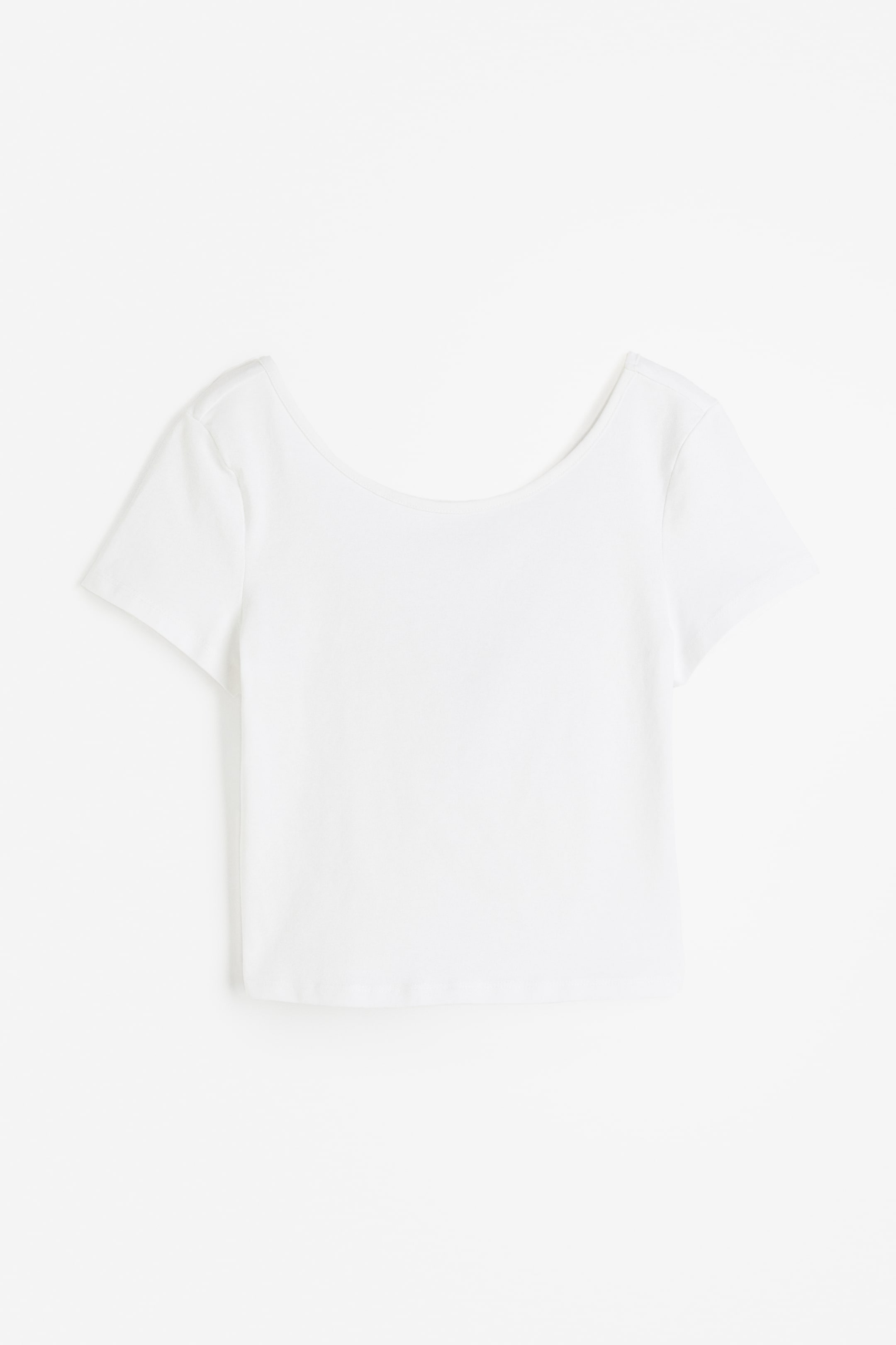 T-shirt with Low-cut Back