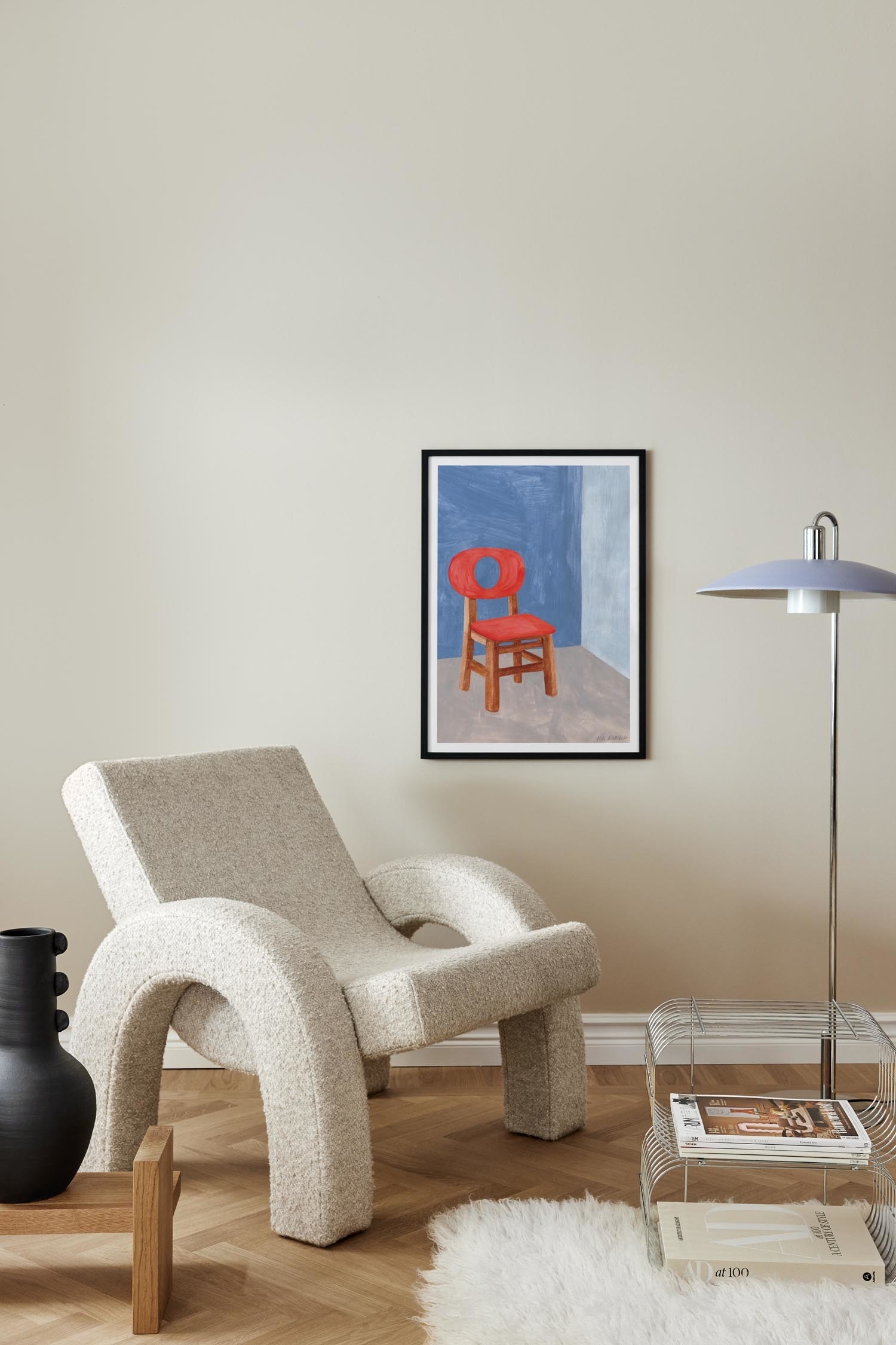 Iga Kosicka Plakat - Hukit/Blue Flowers/Waiting/Blueberry Dogs