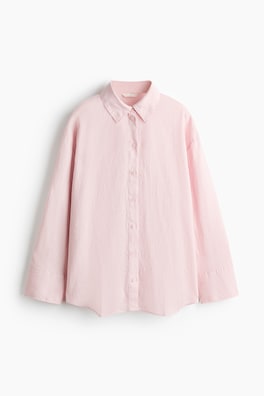 Oversized linneskjorta