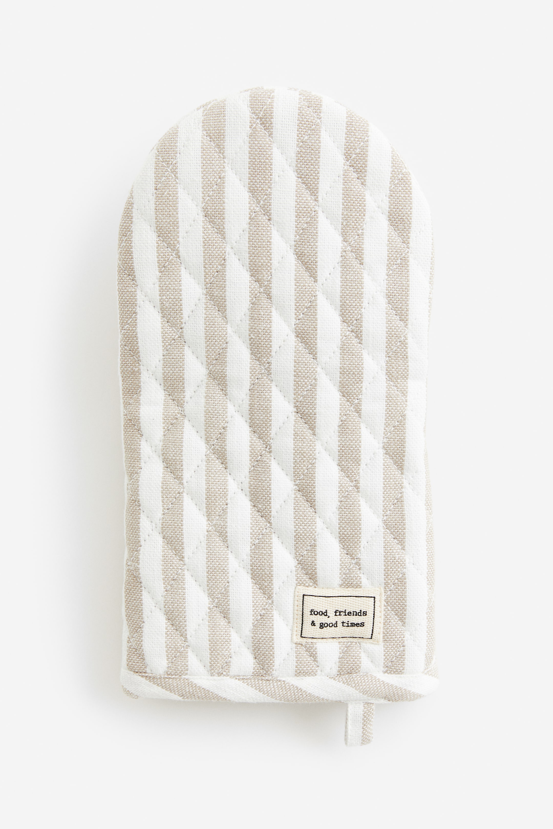 Striped Oven Mitt