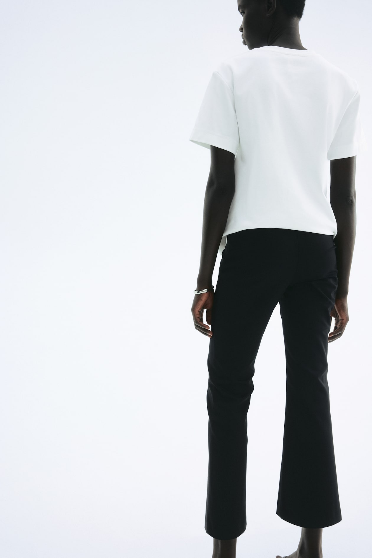 Flared Crease-Front Pants - image 3