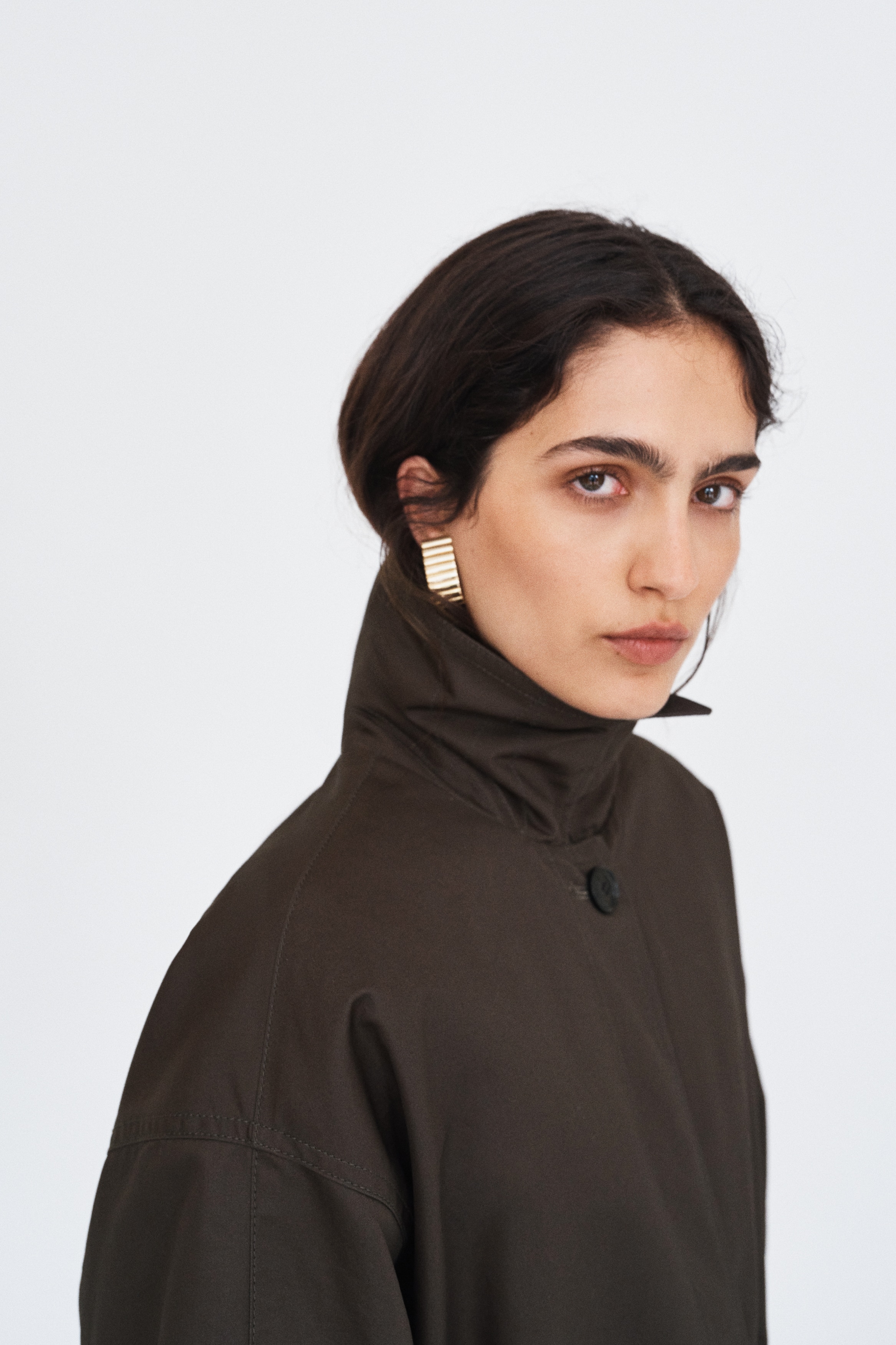 Belted Twill Coat - thumbnail 4