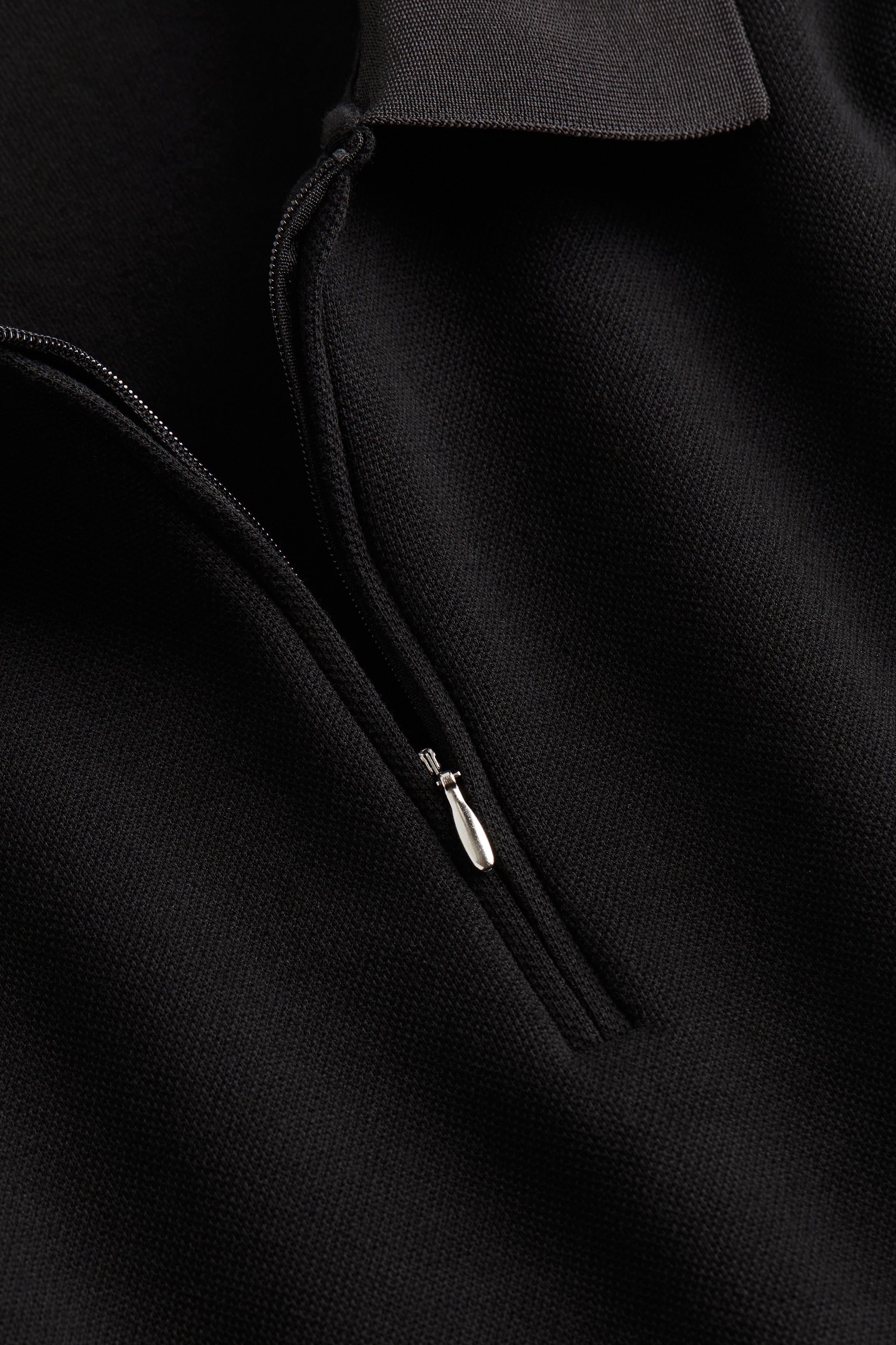 【極美品】CLUBHAUS x HIIT メンズ M ブラックポロシャツ レギュラーフィット ピケポロシャツ - ブラック - Men | H&M JP