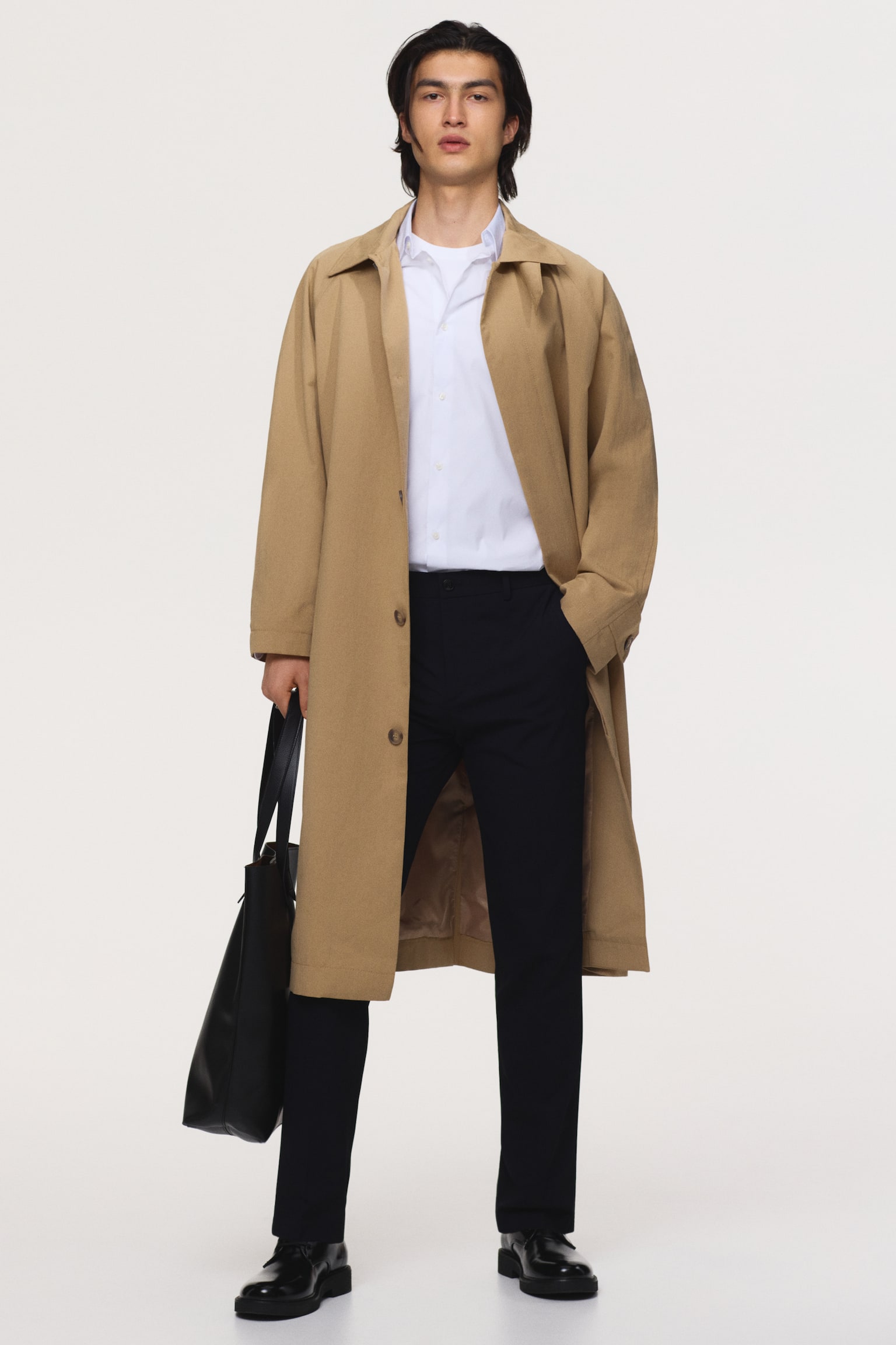 Класичні штани Slim Fit - Синій/Сірий/Бежевий/Темно-коричневий/Темно-сірий/Чорний/Бежевий/Темно-синій/Темно-сірий - 2