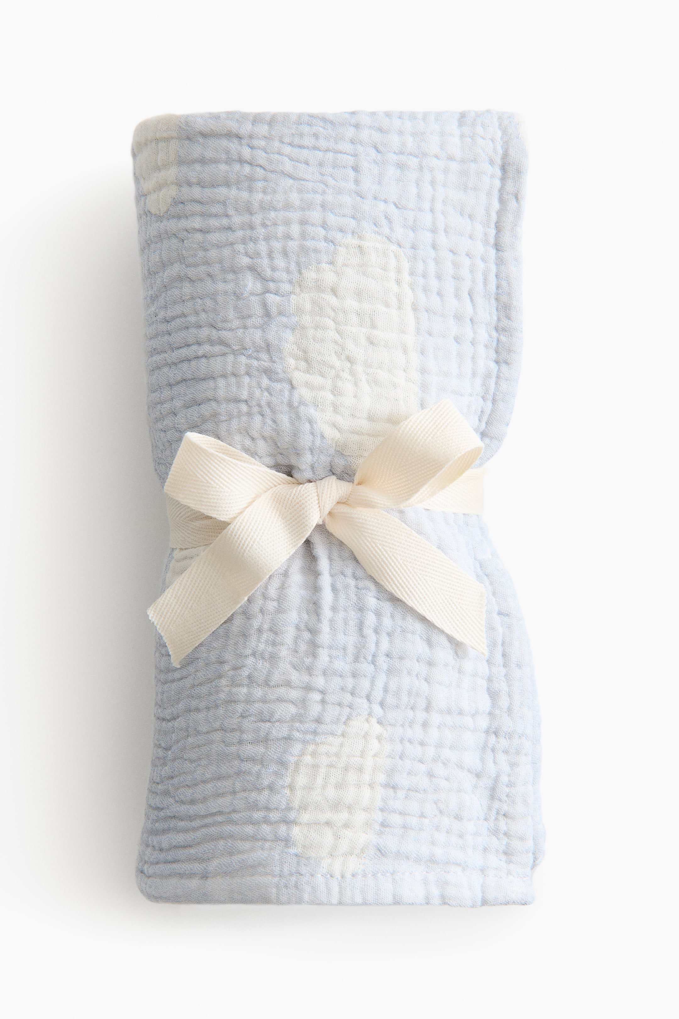 Patterned Muslin Baby Blanket