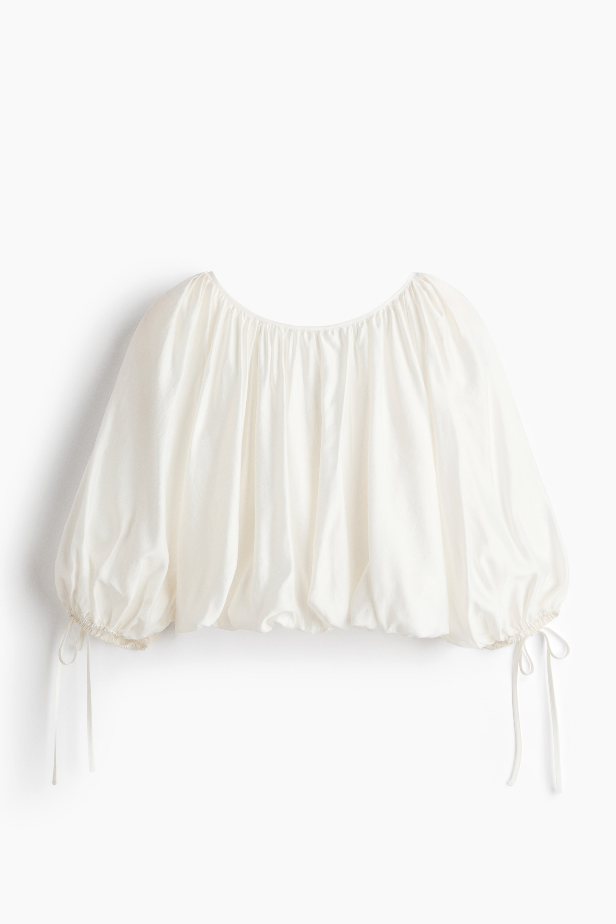 Blouse grande taille avec liens à nouer