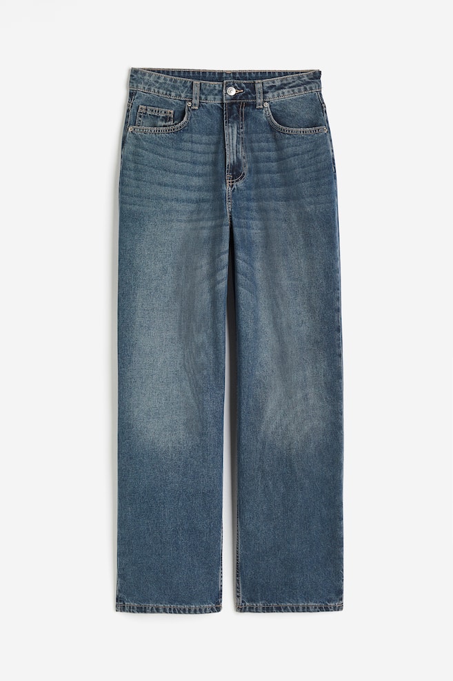 90s Baggy High Jeans - Mørk denimblå/Lys grå/Lys denimblå/Sort/dc/dc - 2