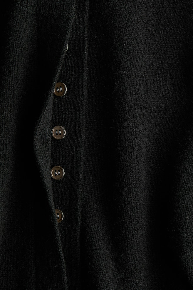 Cardigan aus Kaschmir-Schwarz - 3