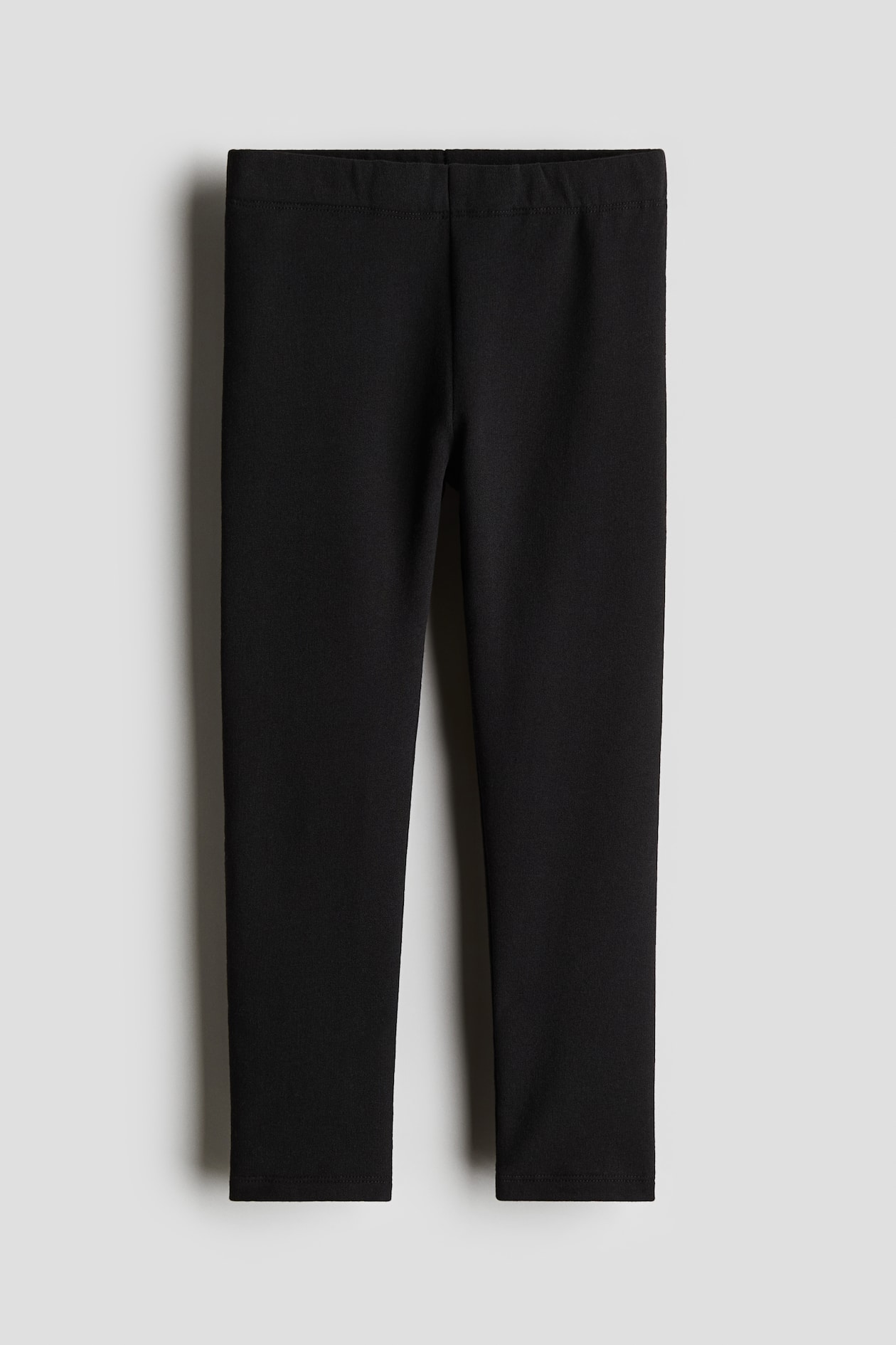 Leggings - Regular waist - Long - Black - Kids | H&M US