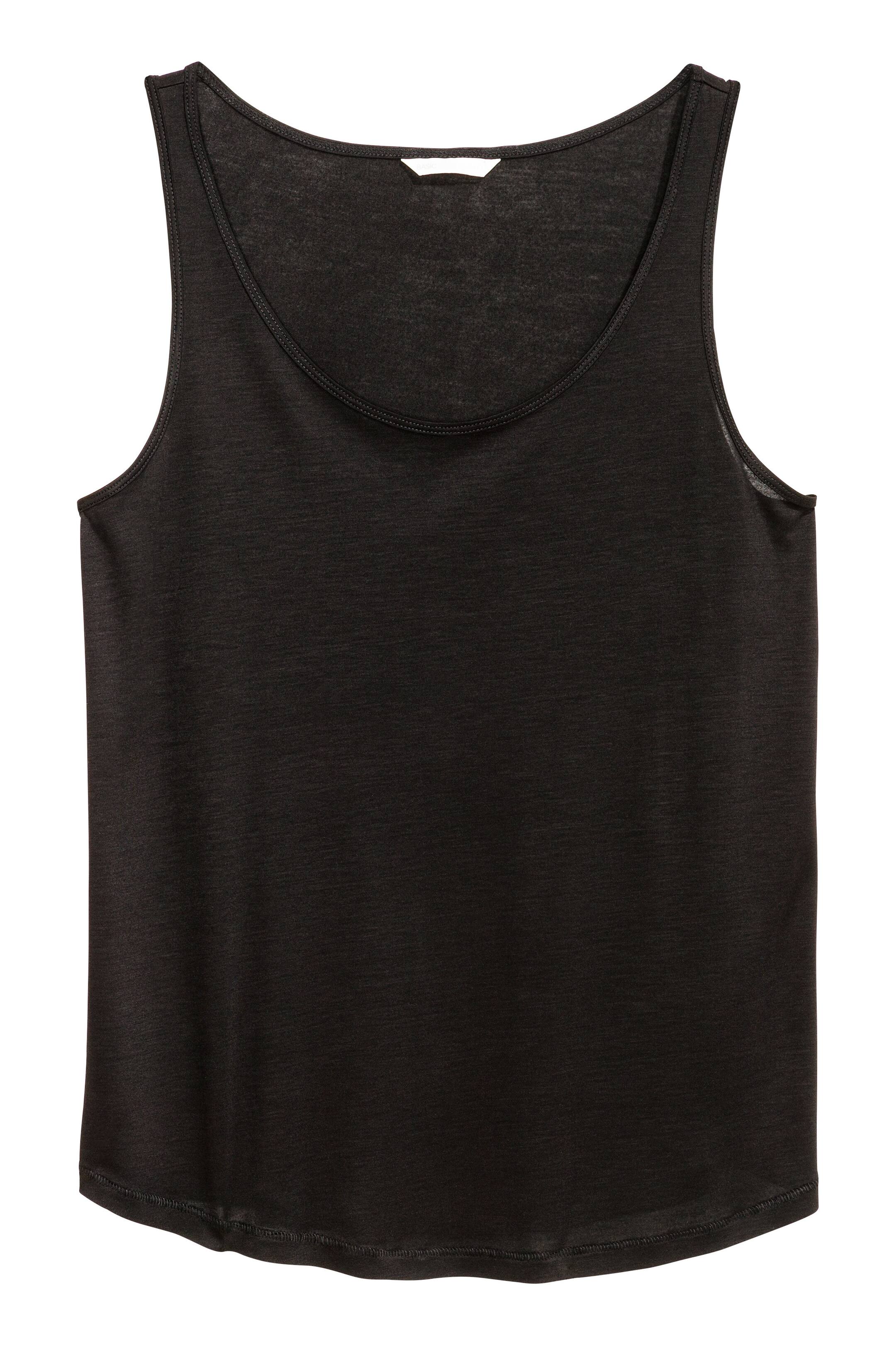 View larger image: Jersey vest top - Black - Ladies | H&M 1
