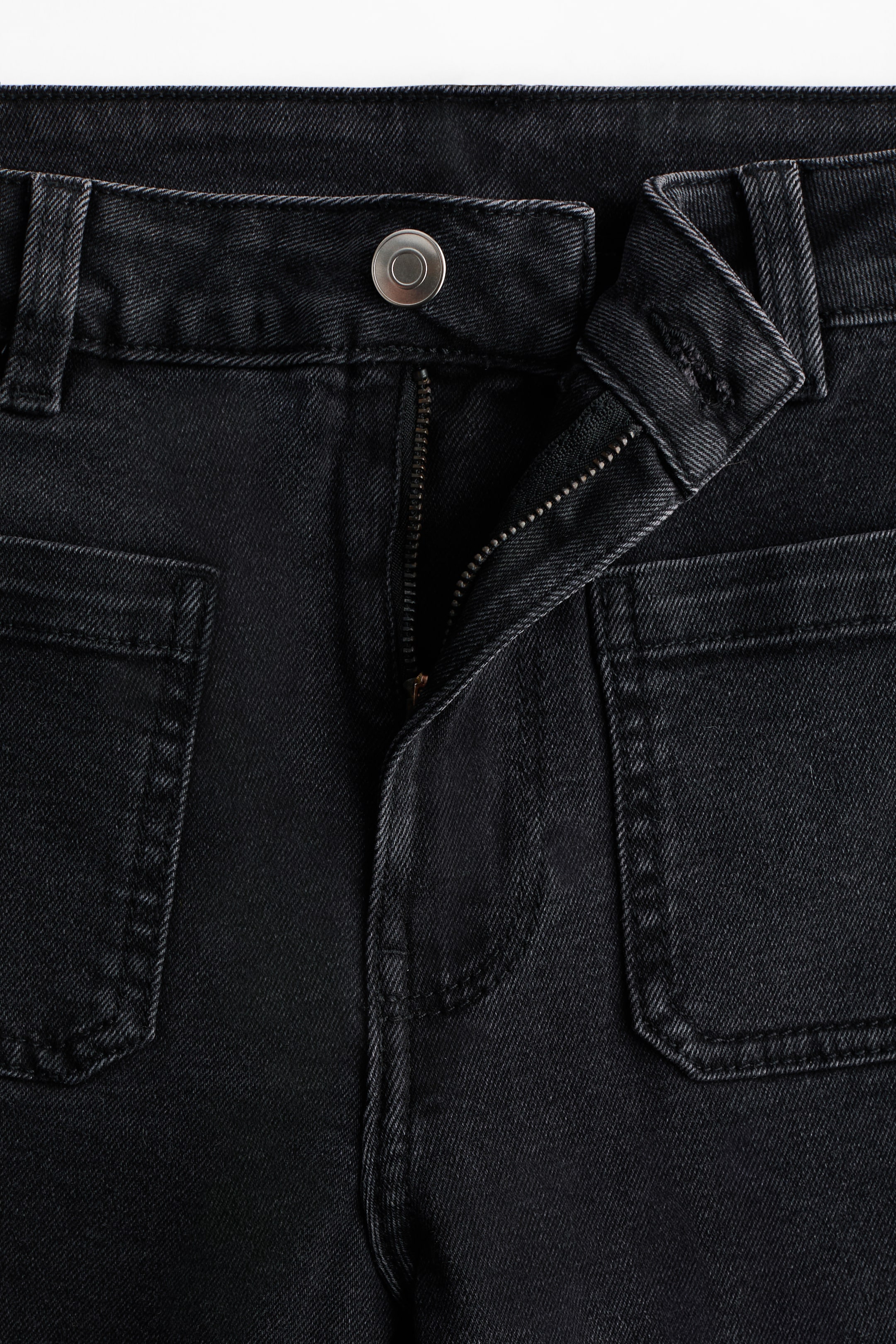 Jean large taille haute