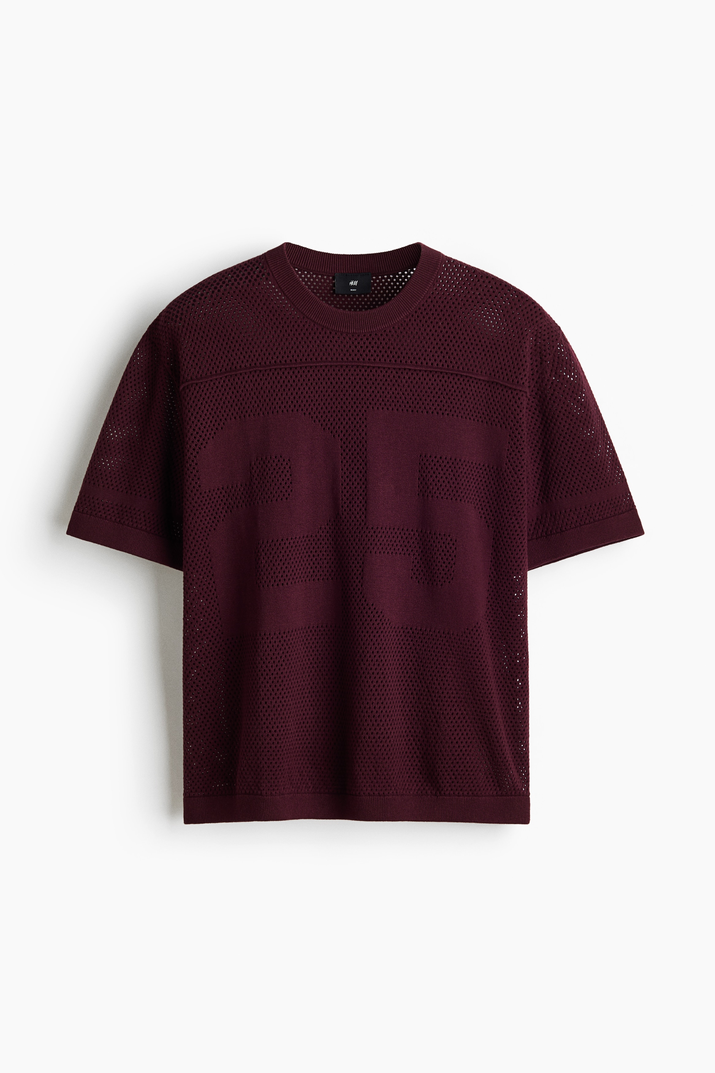 Boxy Relaxed-Fit Open-Knit T-Shirt from H&M - $39.99