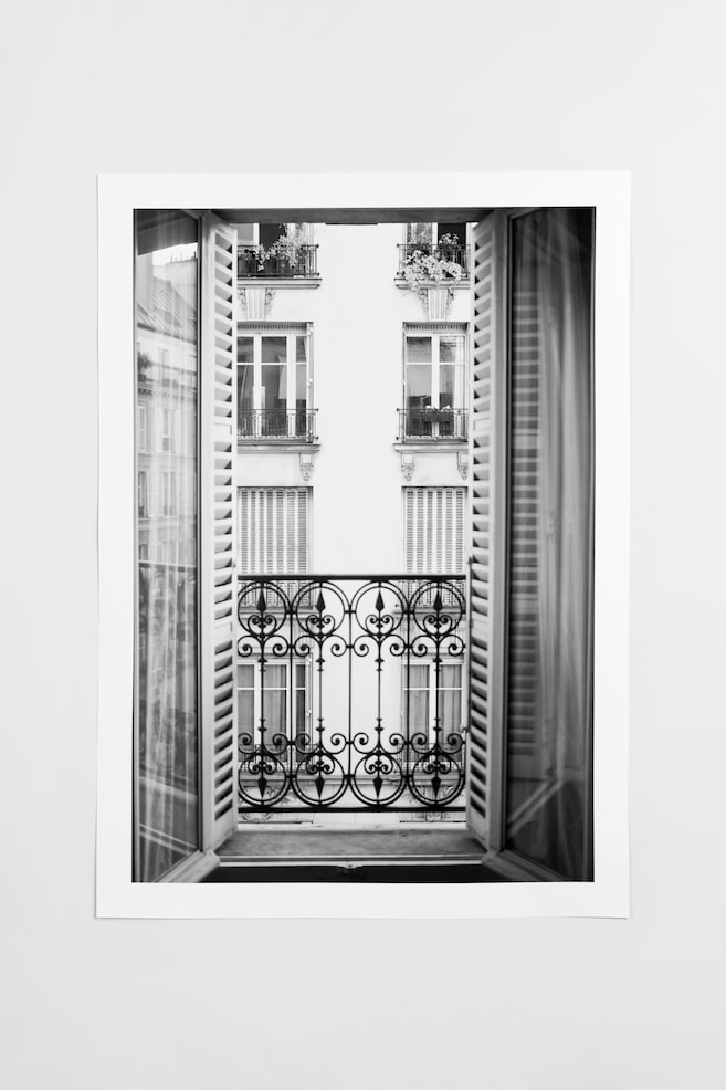 Parisian Home Poster - Schwarz Und Weiß - 1