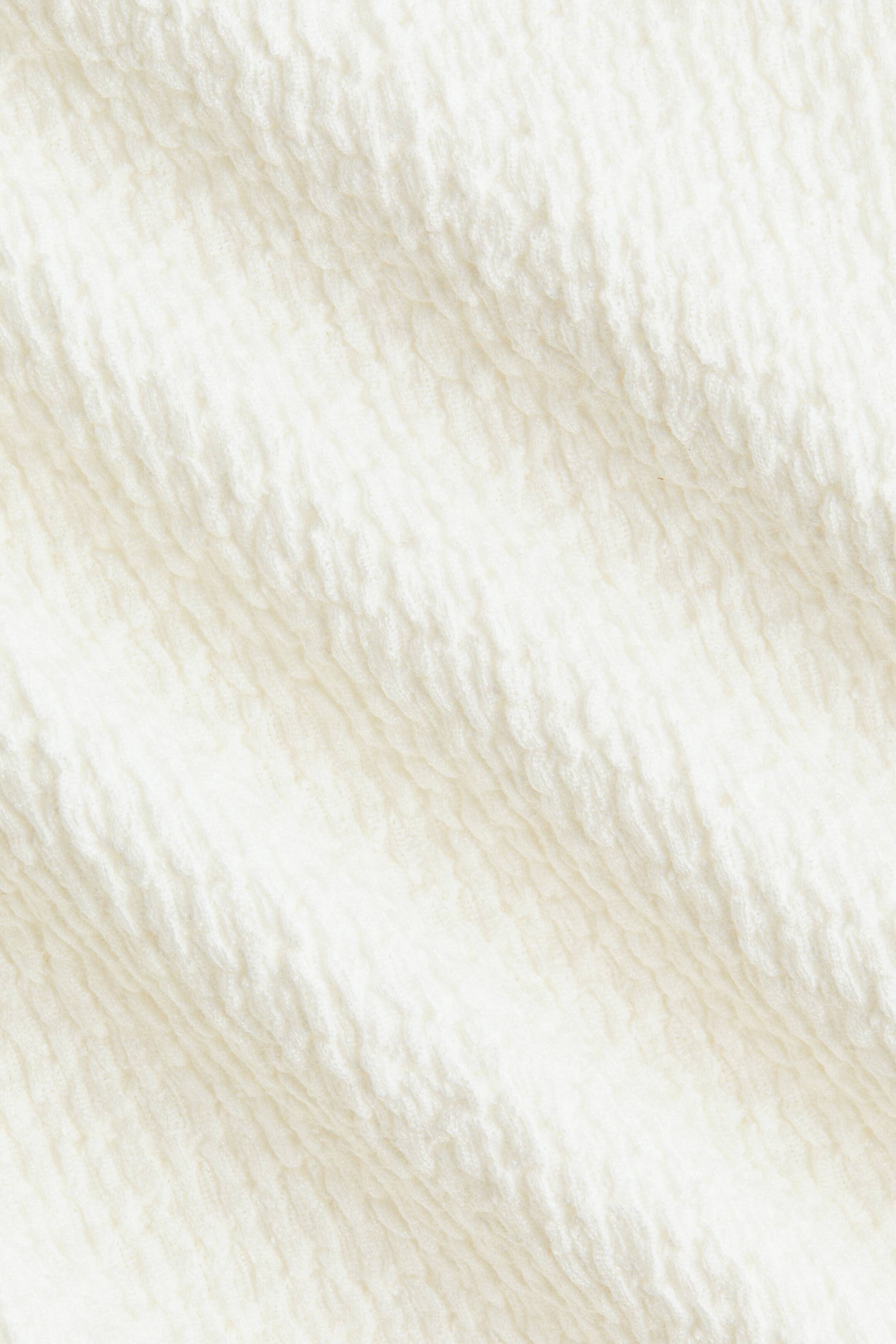 View larger image: Flounce-trimmed top - Cream - Ladies | H&M GB 2