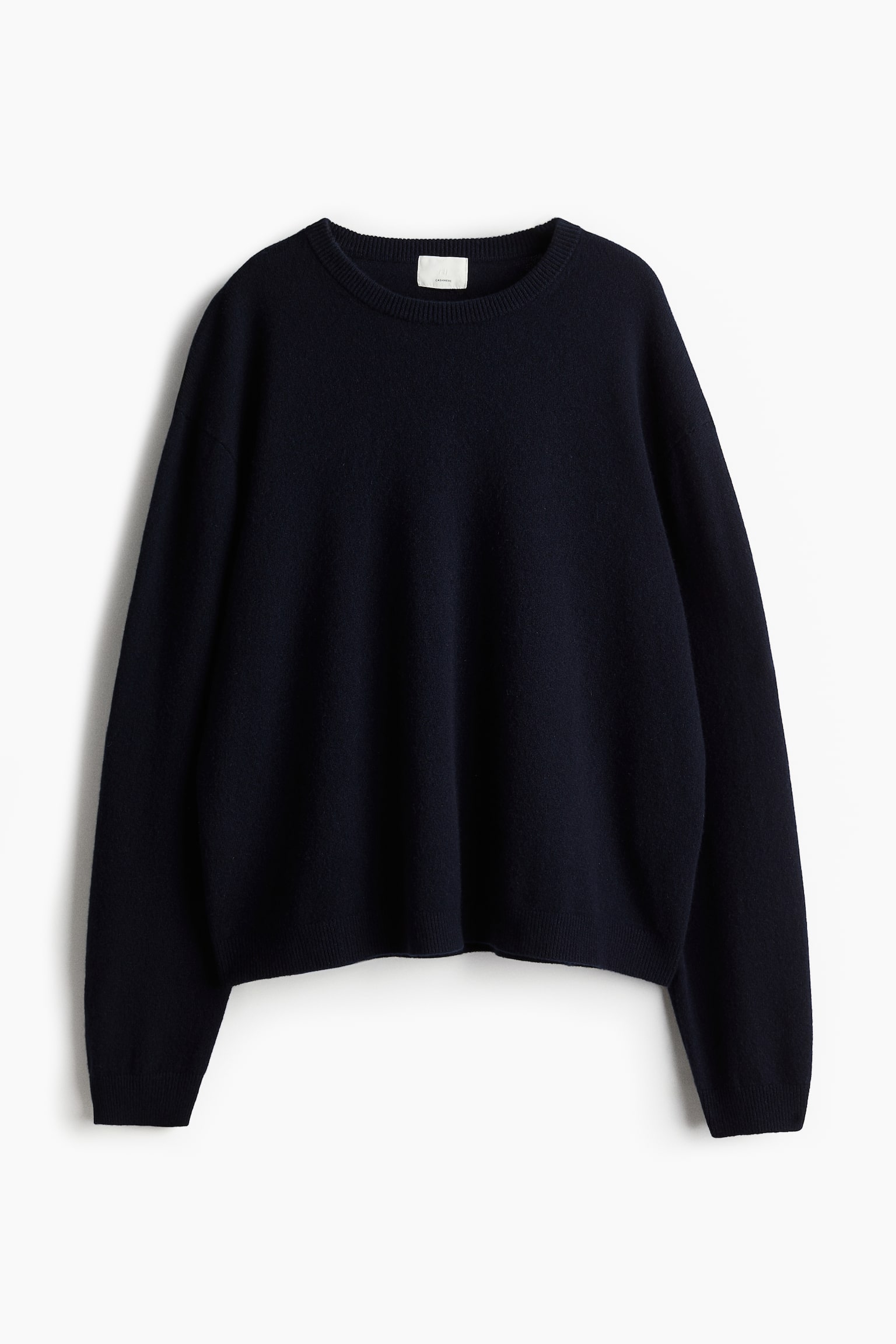 Fine-knit cashmere jumper - Navy blue/Black/Grey  marl/Cream/Red/Greige - 2