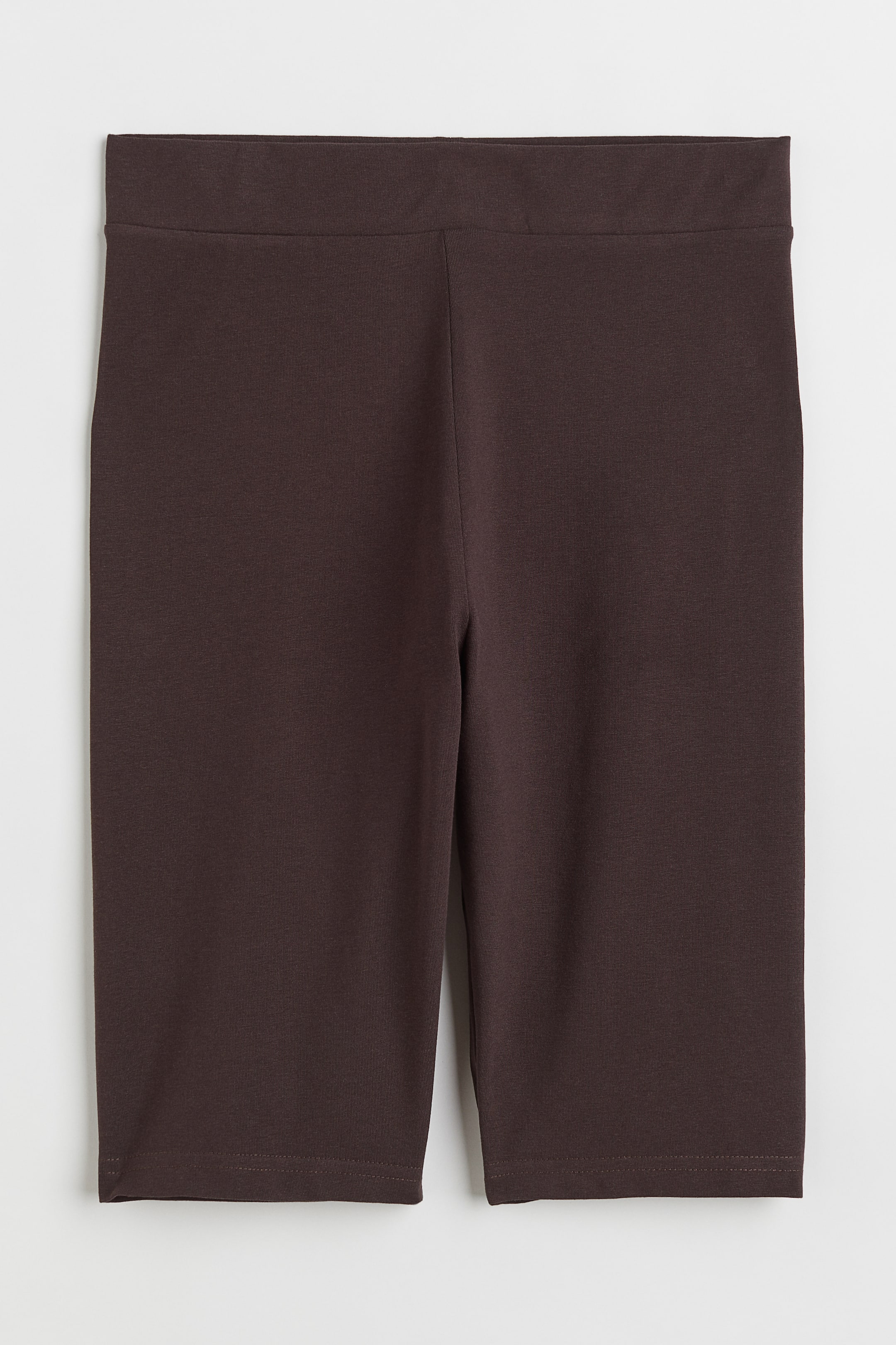 View larger image: Cotton jersey cycling shorts - Dark brown - Ladies | H&M IN 1