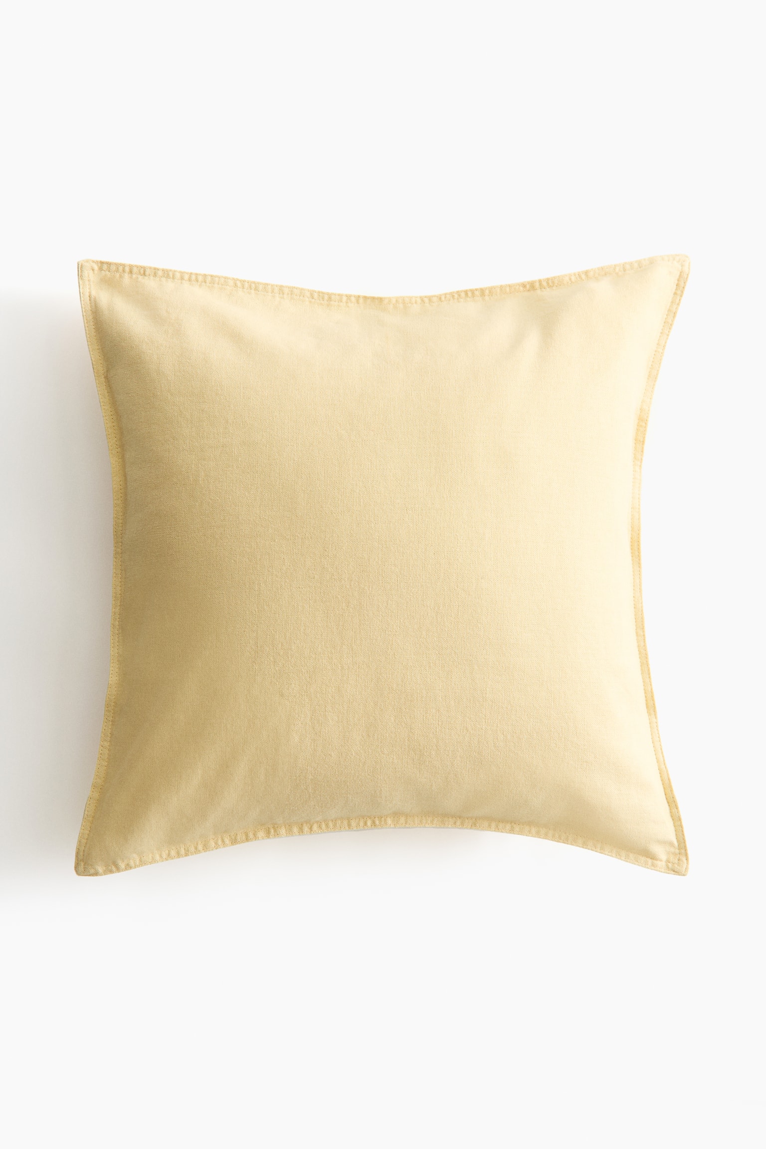 Linen-blend cushion cover - Light yellow/Mole/Dark khaki green/Mole/Camel/Light dusty pink/Light beige/Khaki green/Dark grey/White/Light dusty blue/Deep pink/Dusty grey - 1