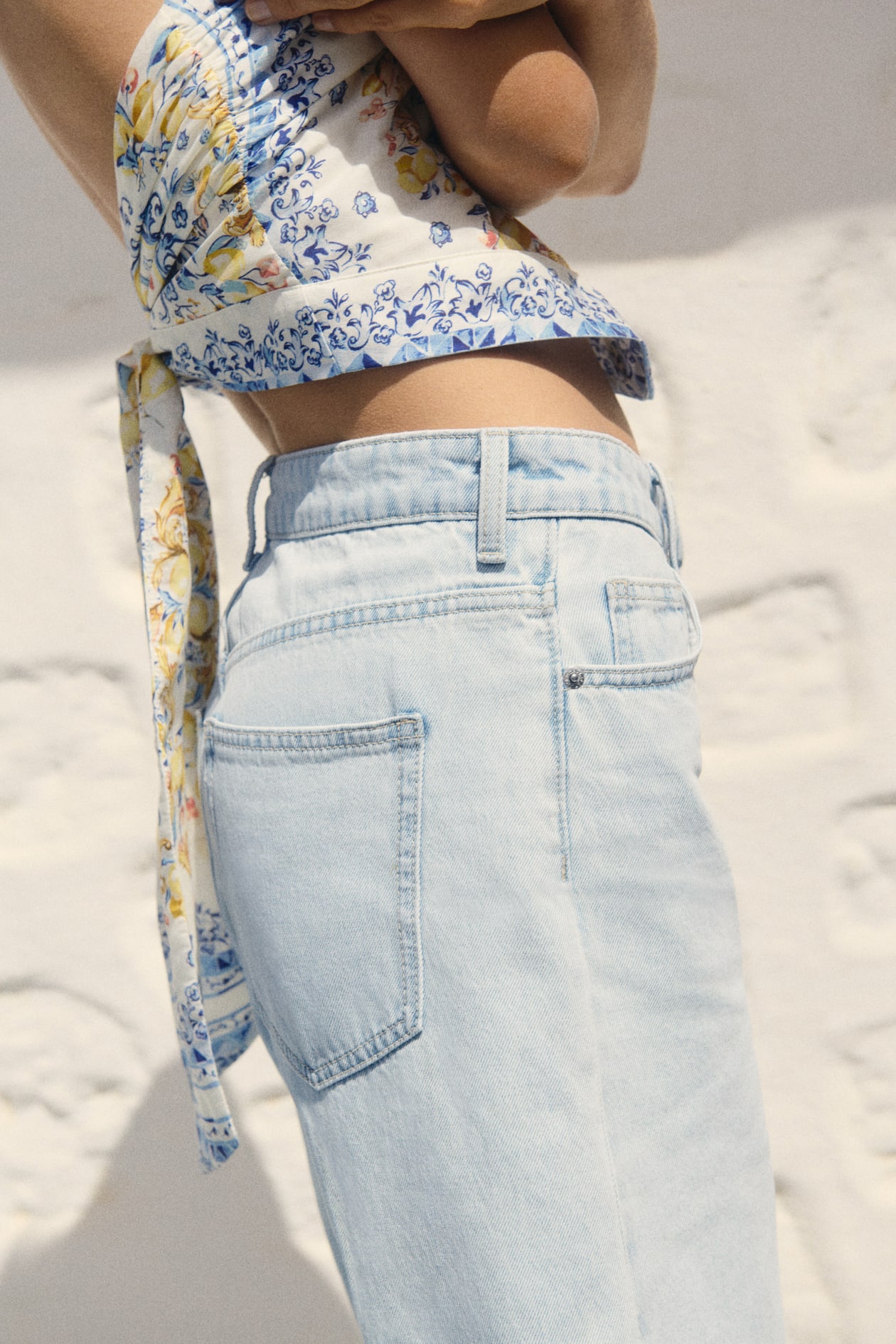 Denim Bermuda Shorts - image 2