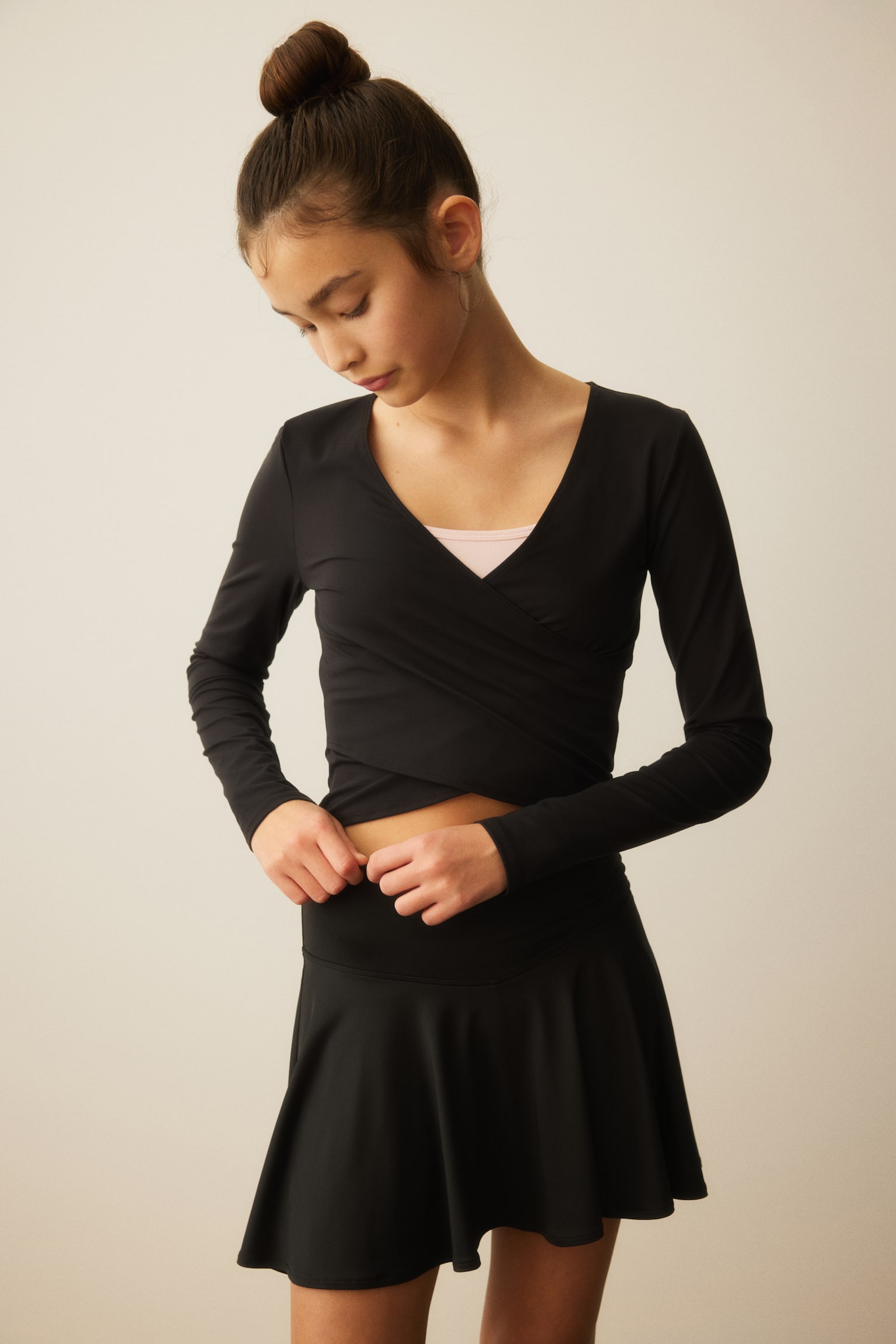 T-shirt de sport croisé SoftMove🅪 - Noir - 3