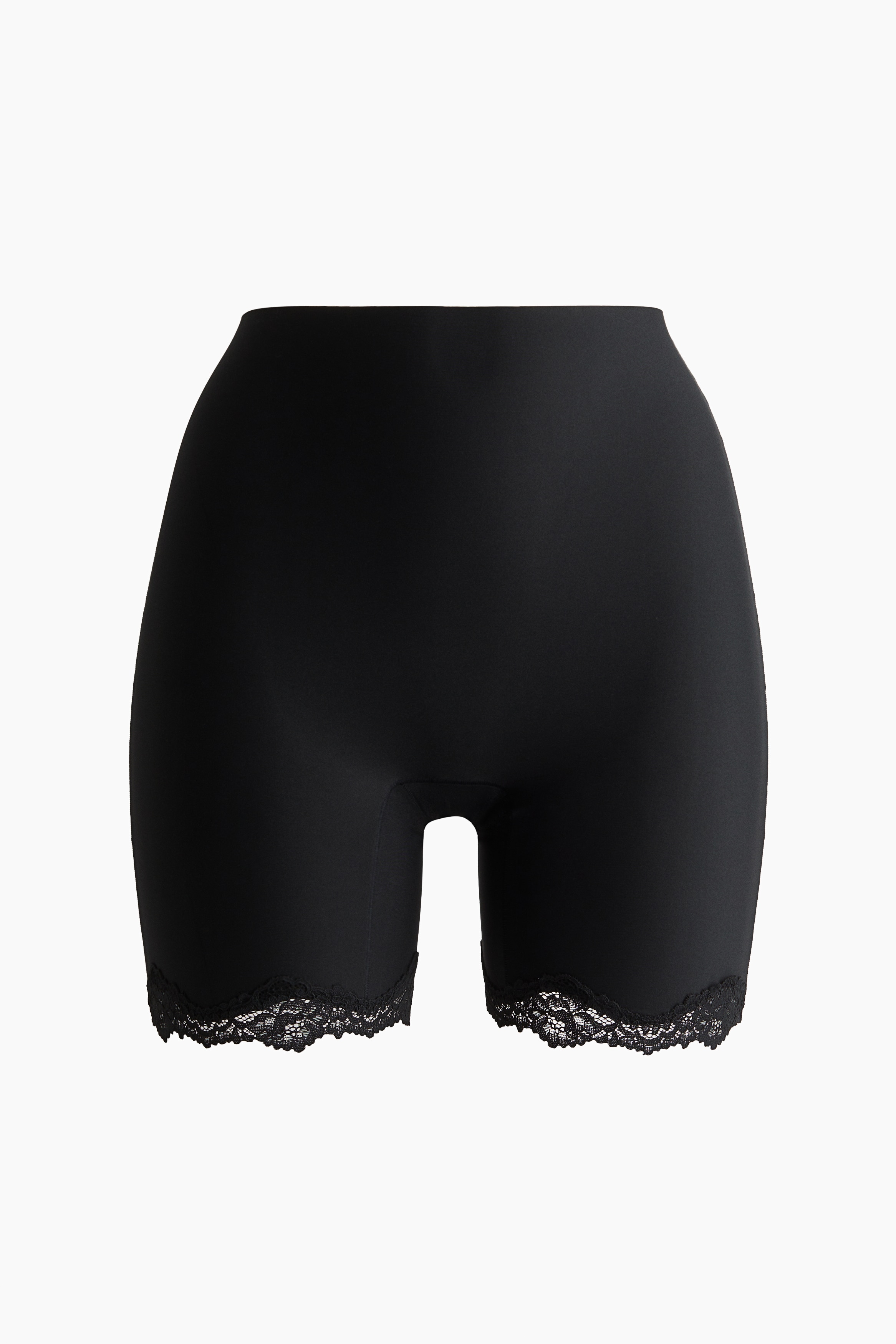 Microfibre Bikers - Black/Beige