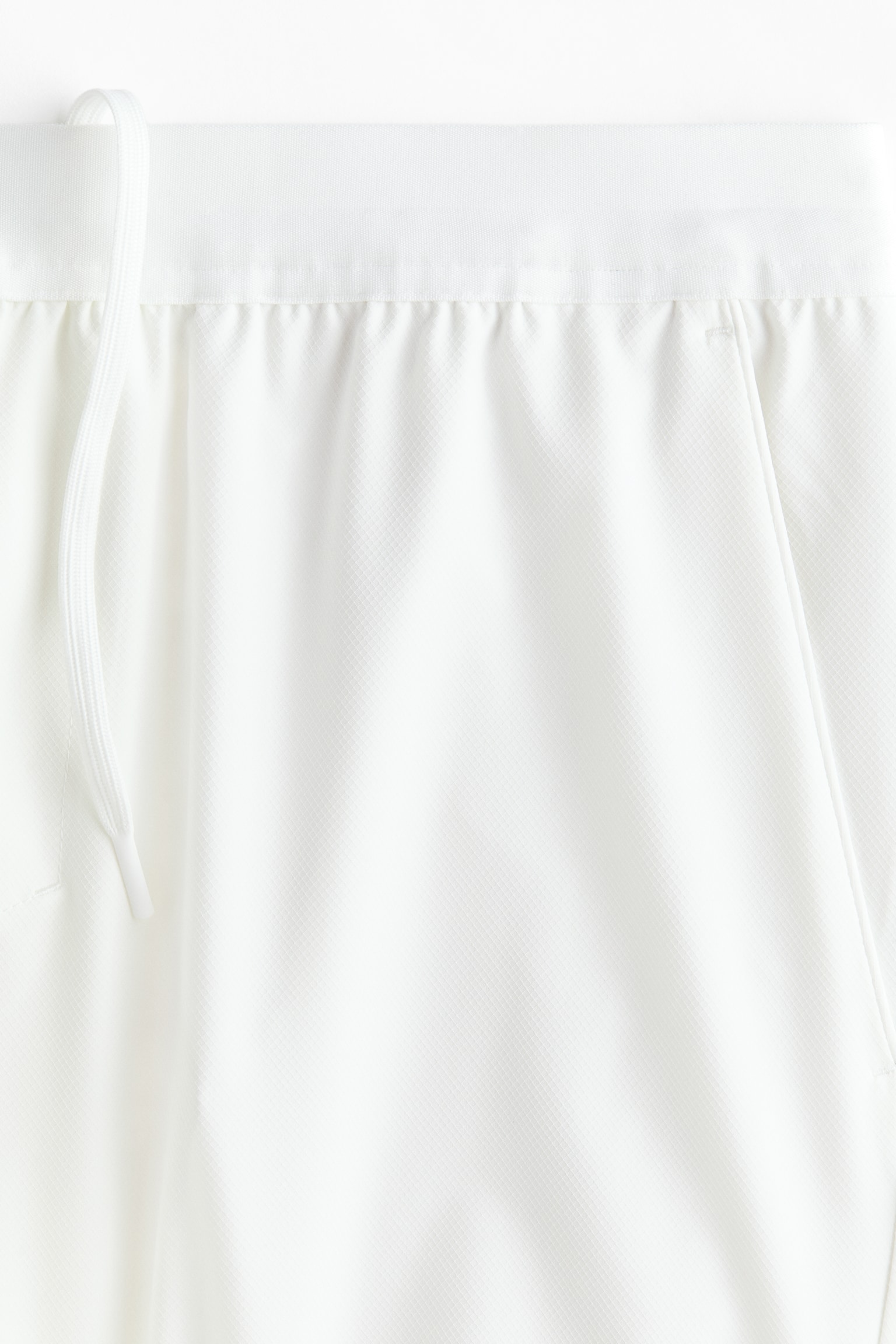 Regular Fit Sports shorts with DryMove™ - White/Dark brown/Dark blue - 4