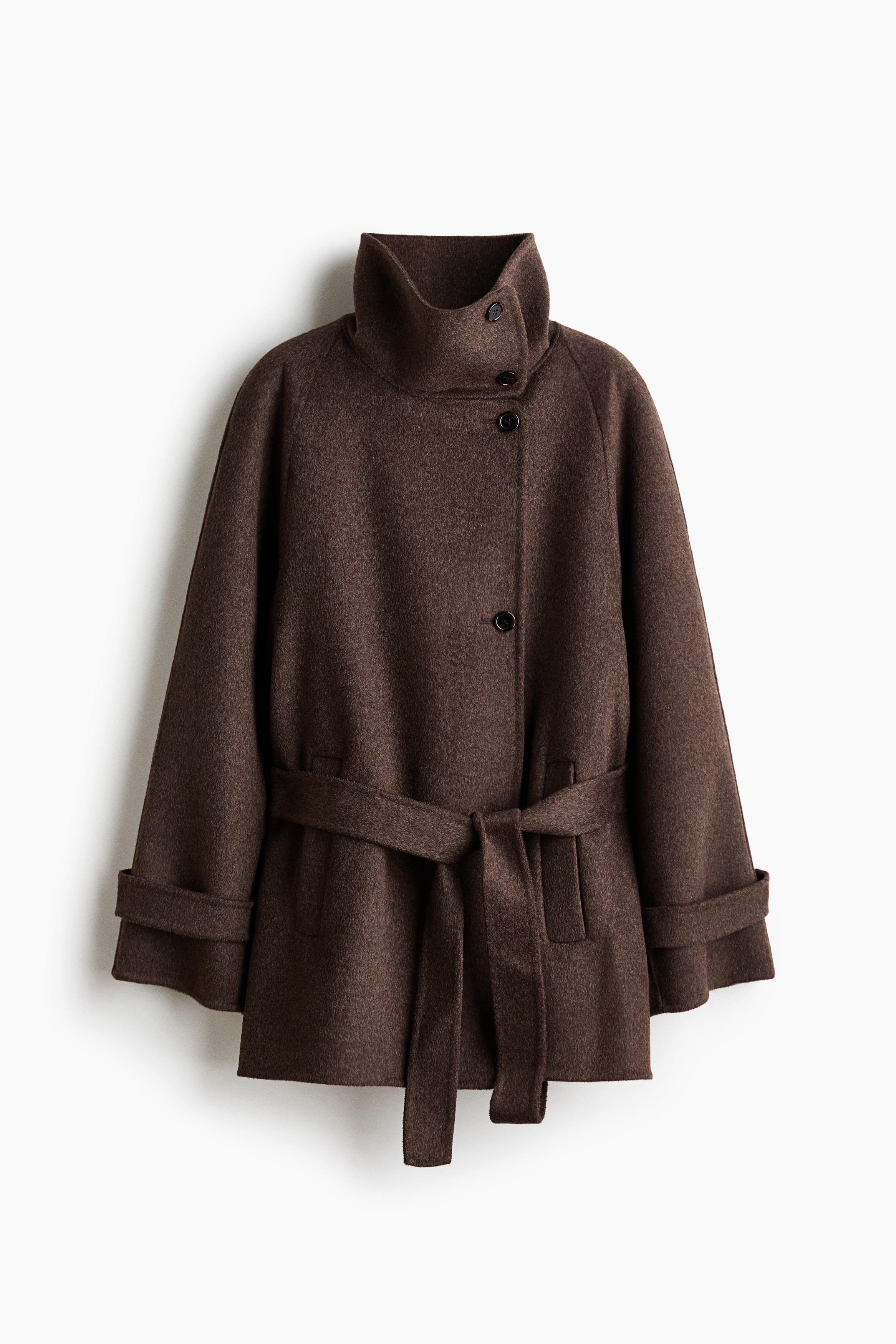 Handmade wool-blend coatModel