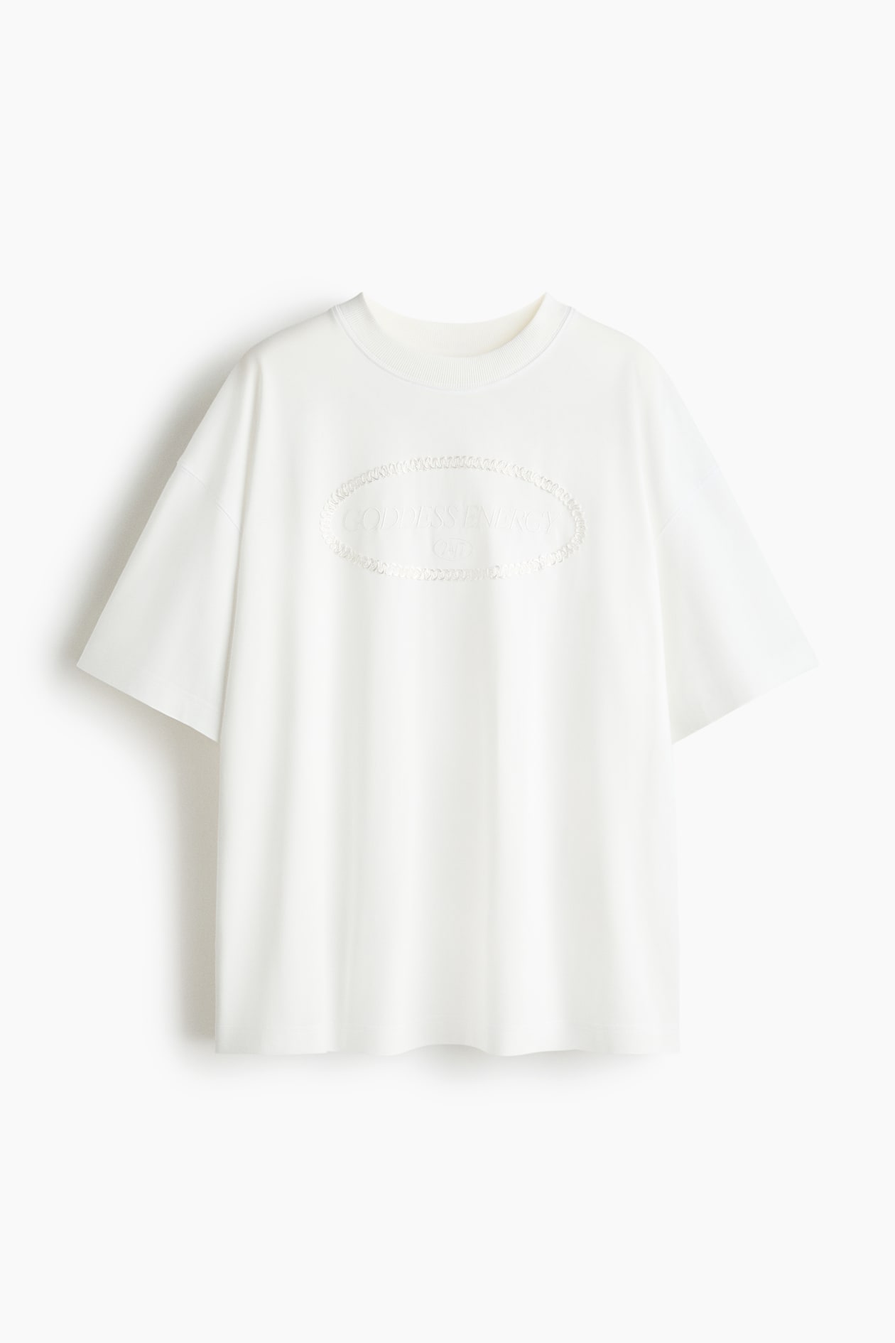 Oversized-Fit Printed Sports T-Shirt