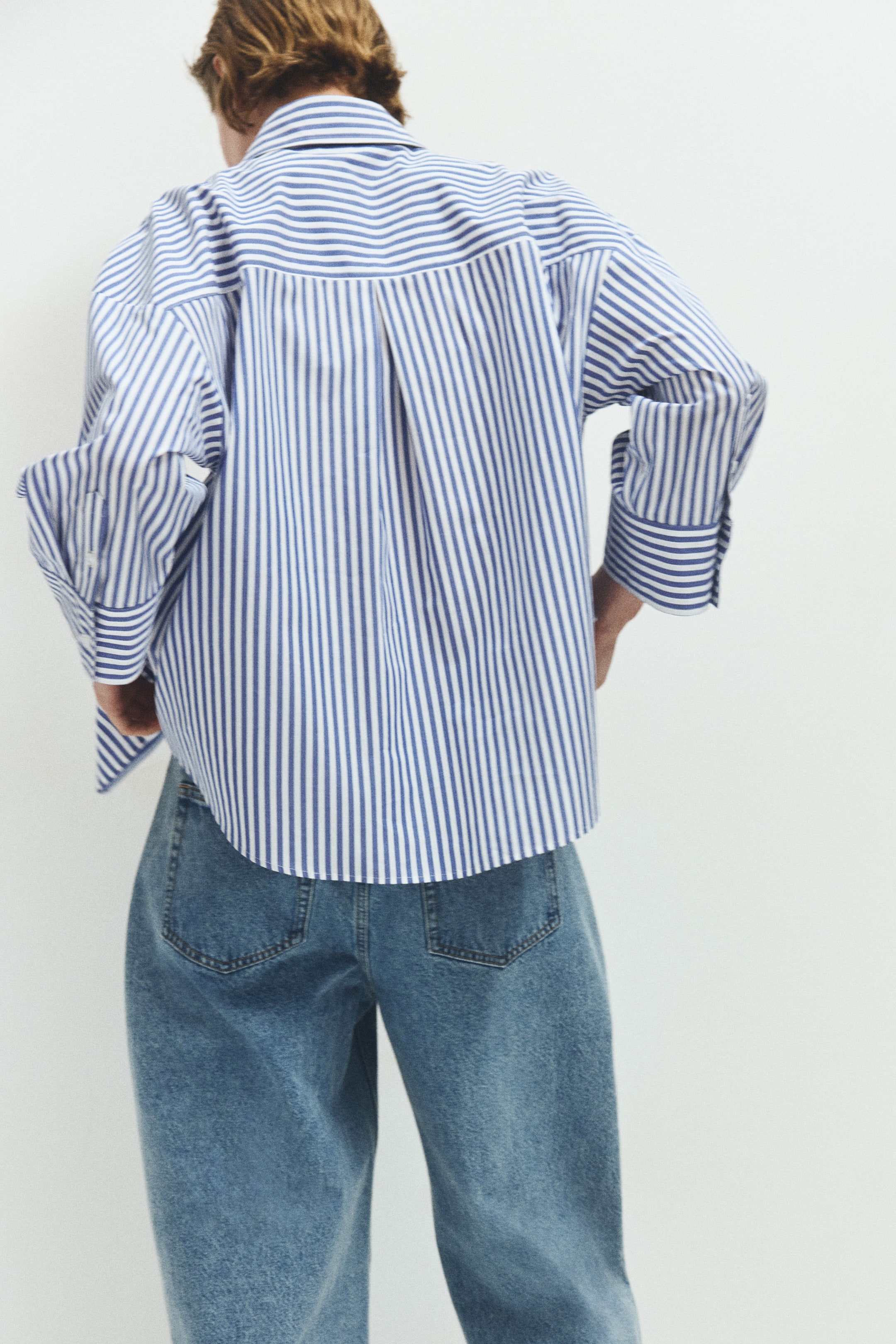 Женские рубашки H&M Short Poplin Shirt — фото 3