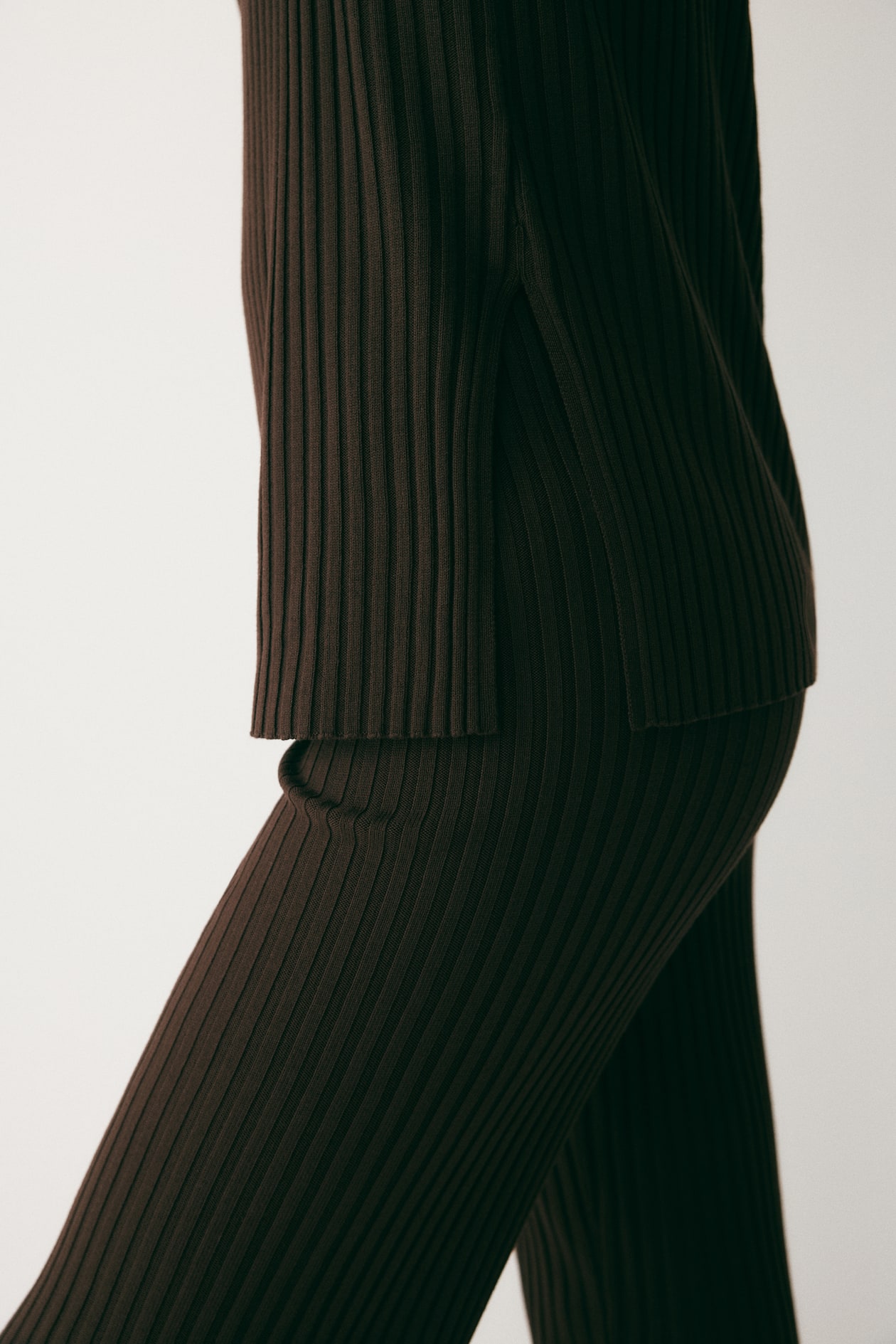 Rib-Knit Viscose Top - image 3