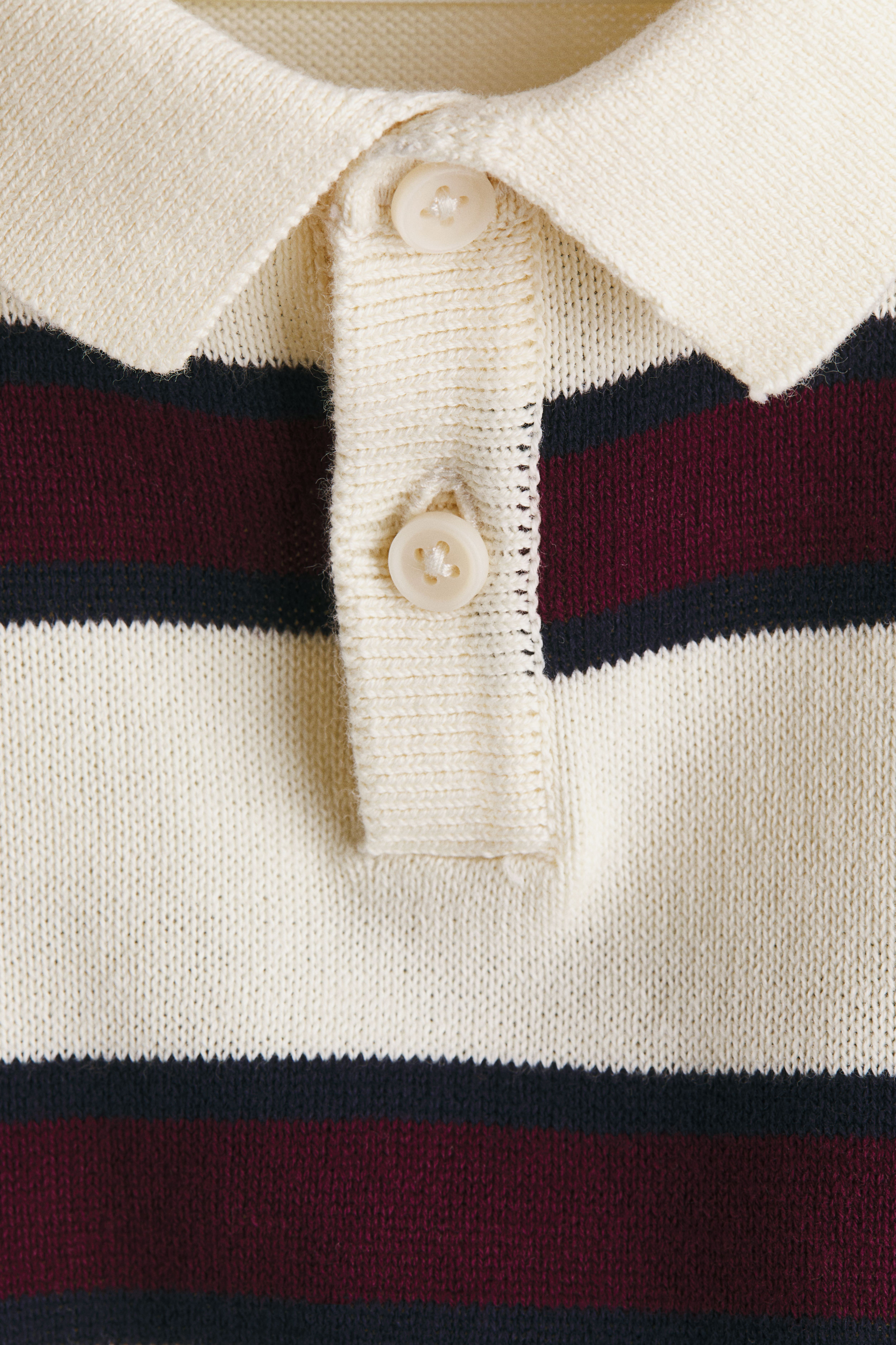 Cotton Polo Sweater