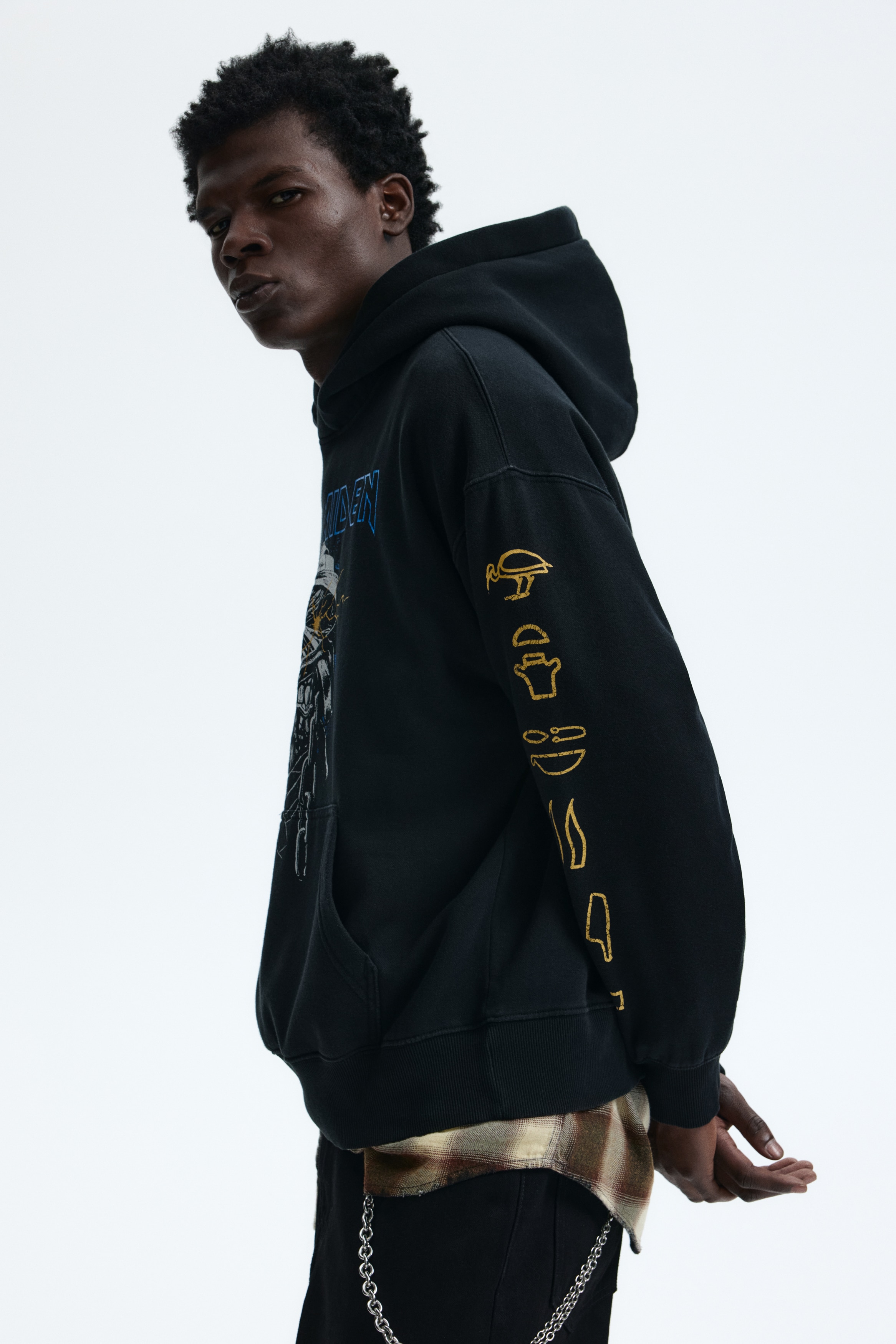Oversized Fit Printed hoodie