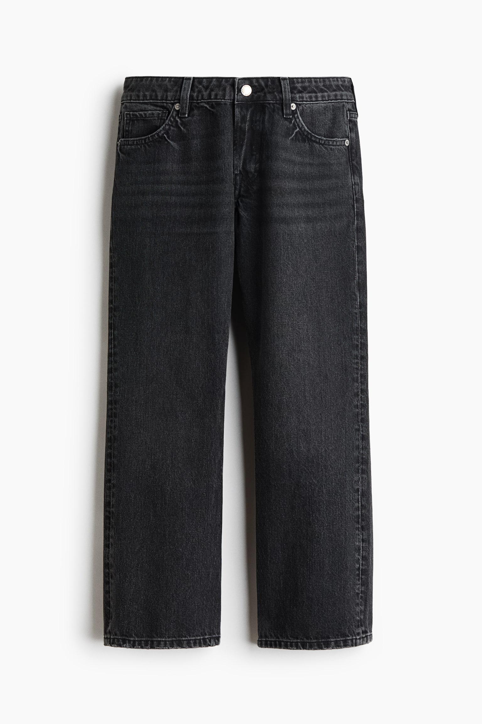 Bootcut Regular Waist Cropped Jeans - Denim black/Dark denim blue/Dark denim blue - 1