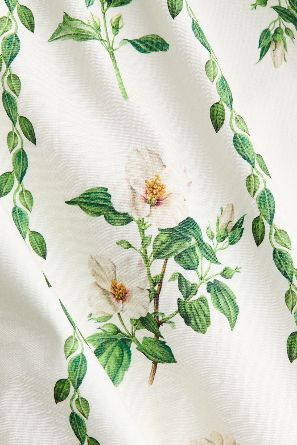 Cotton Dress with Flared Skirt - image 5