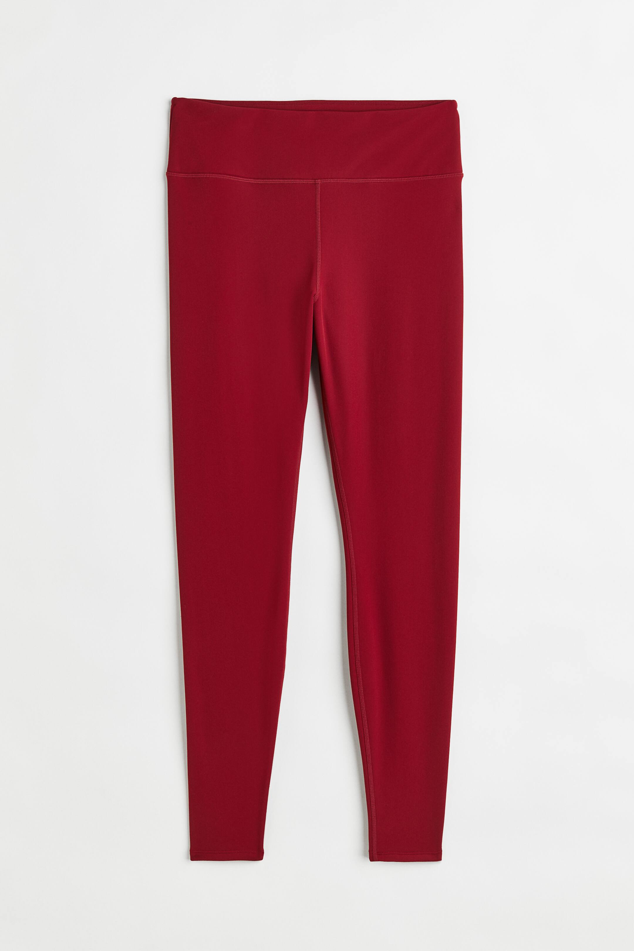 View larger image: DryMove™ Warm running tights - Dark red - Ladies | H&M 1