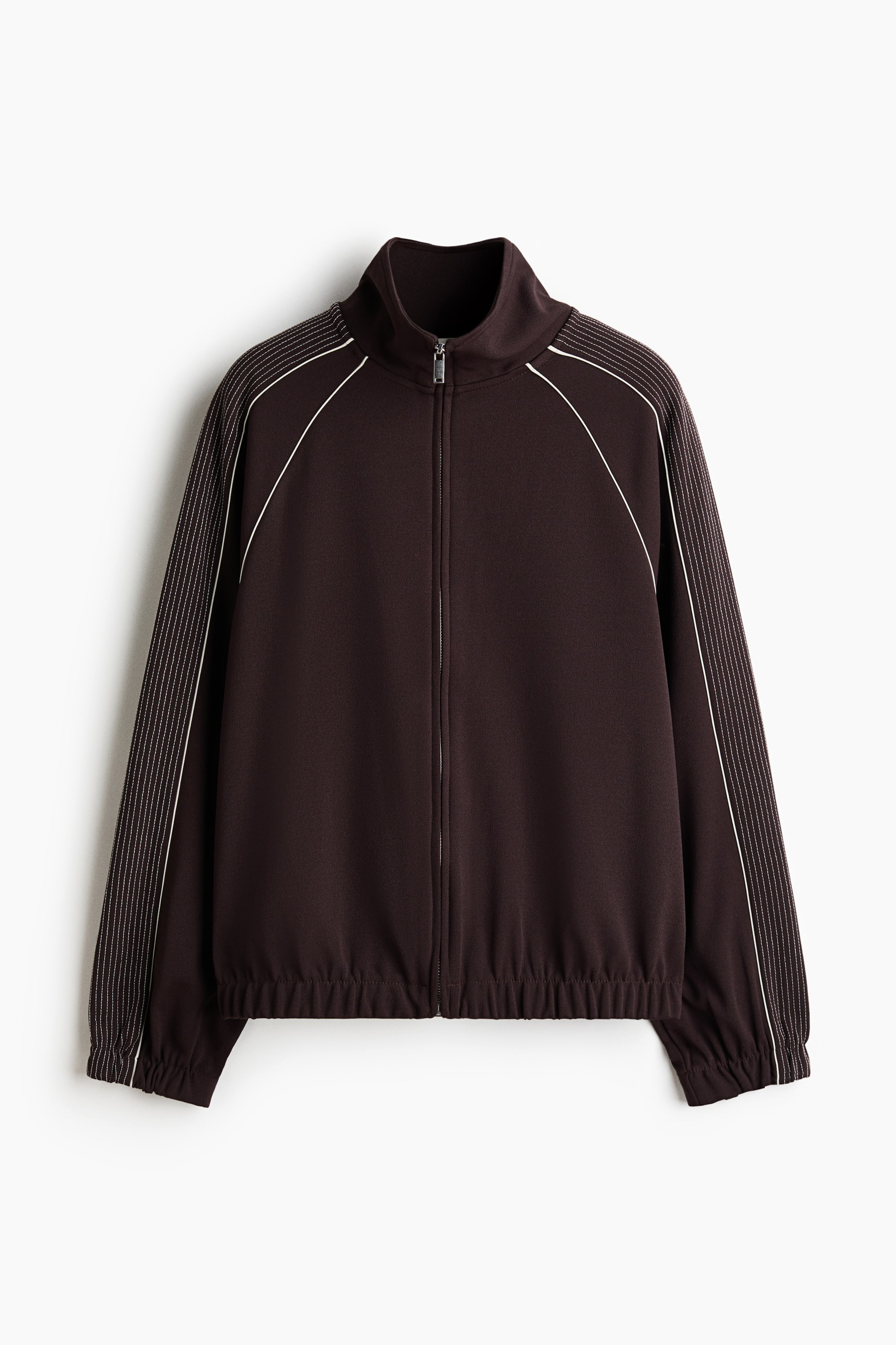 Переглянути збільшене зображення: Track jacket - Темно-коричневий - Ladies | H&M UA 1