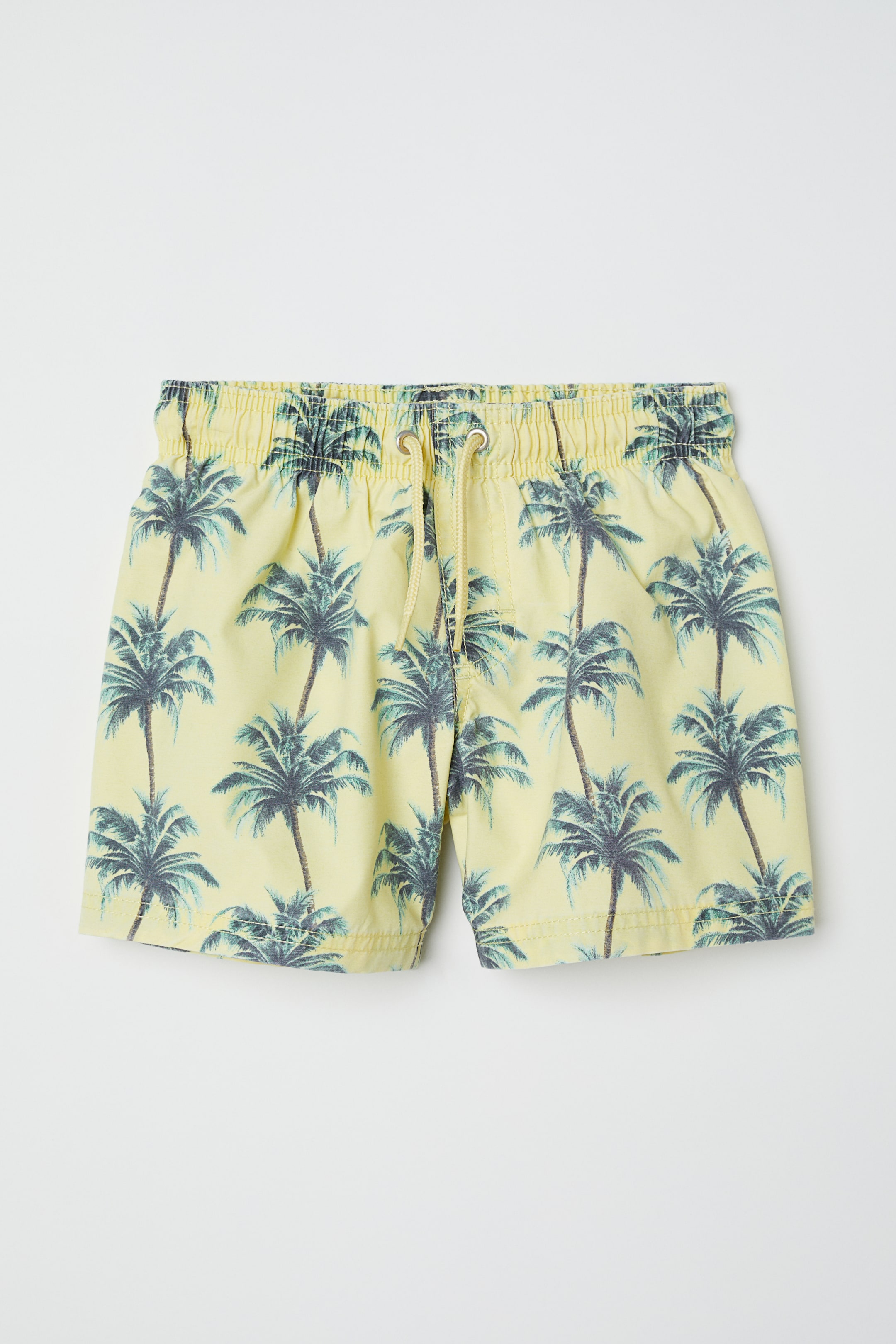 View larger image: Patterned swim shorts - Light yellow/Palm trees - Kids | H&M IE 1