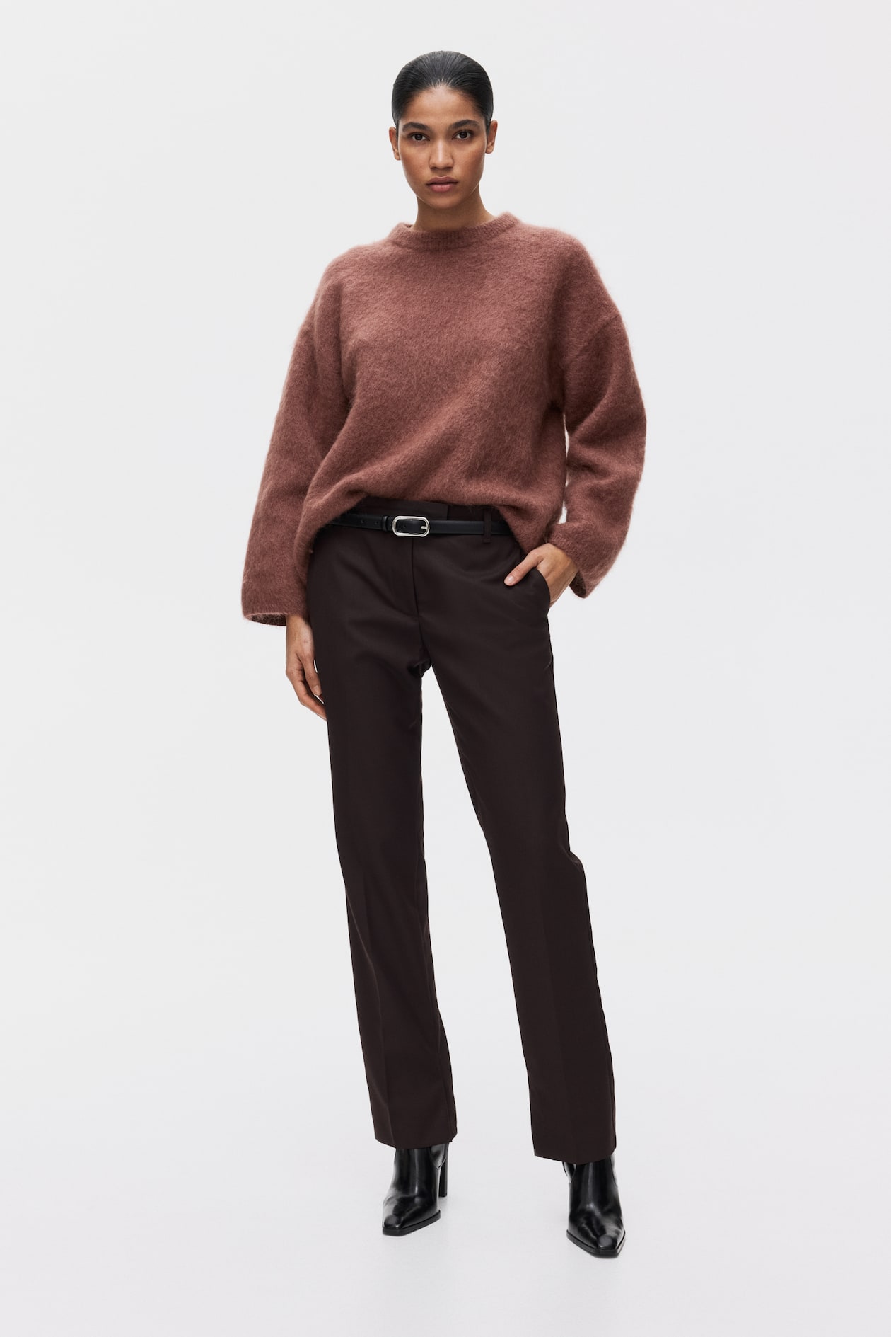 Oversized Mohair-Blend Sweater - image 3