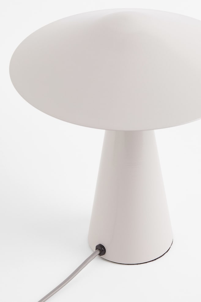 Lampe de table en métal - Grège clair/Argenté/Vert lime/Jaune clair/Noir - 3