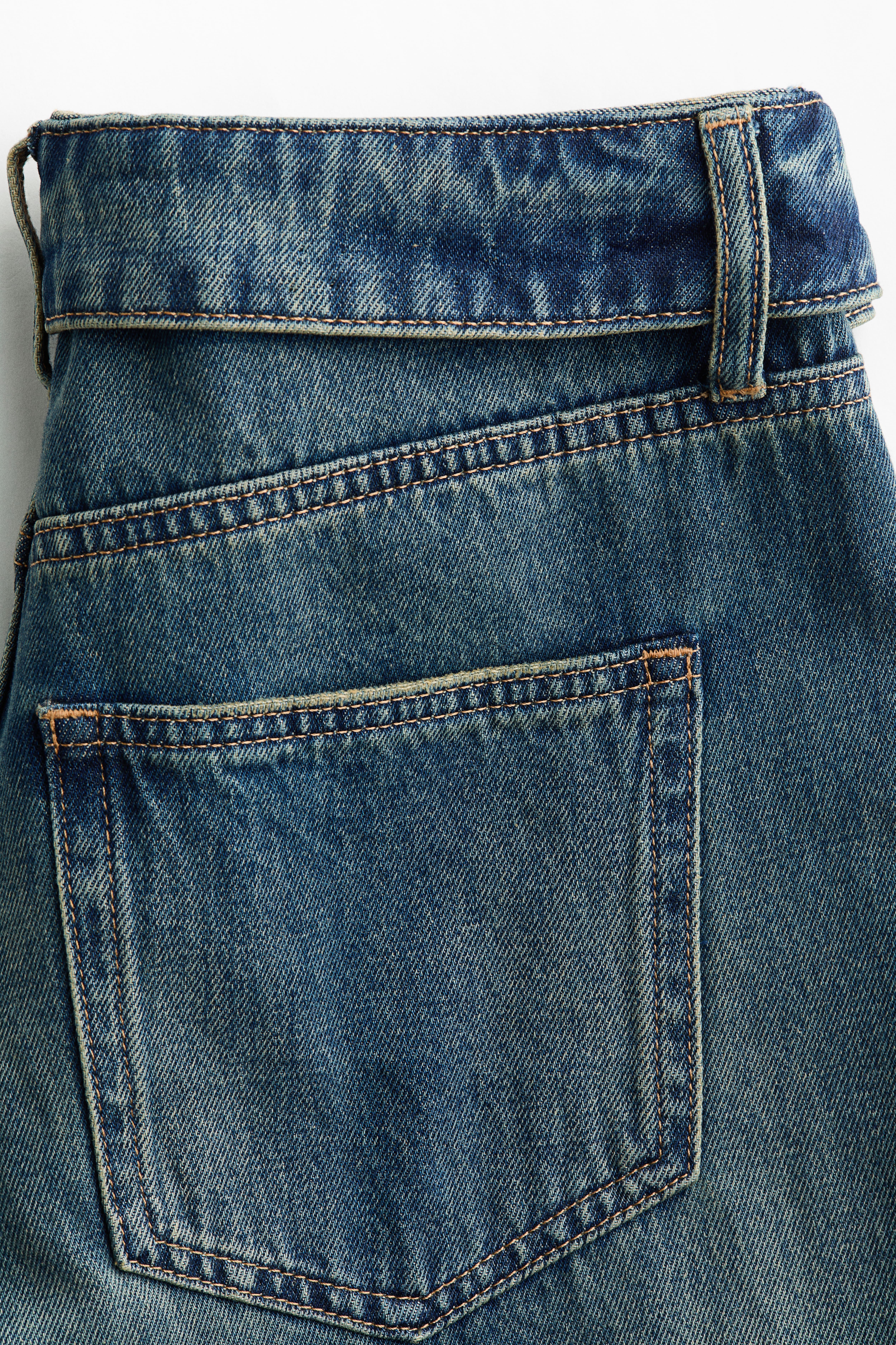 Barrel-Leg Regular-Waist Jeans