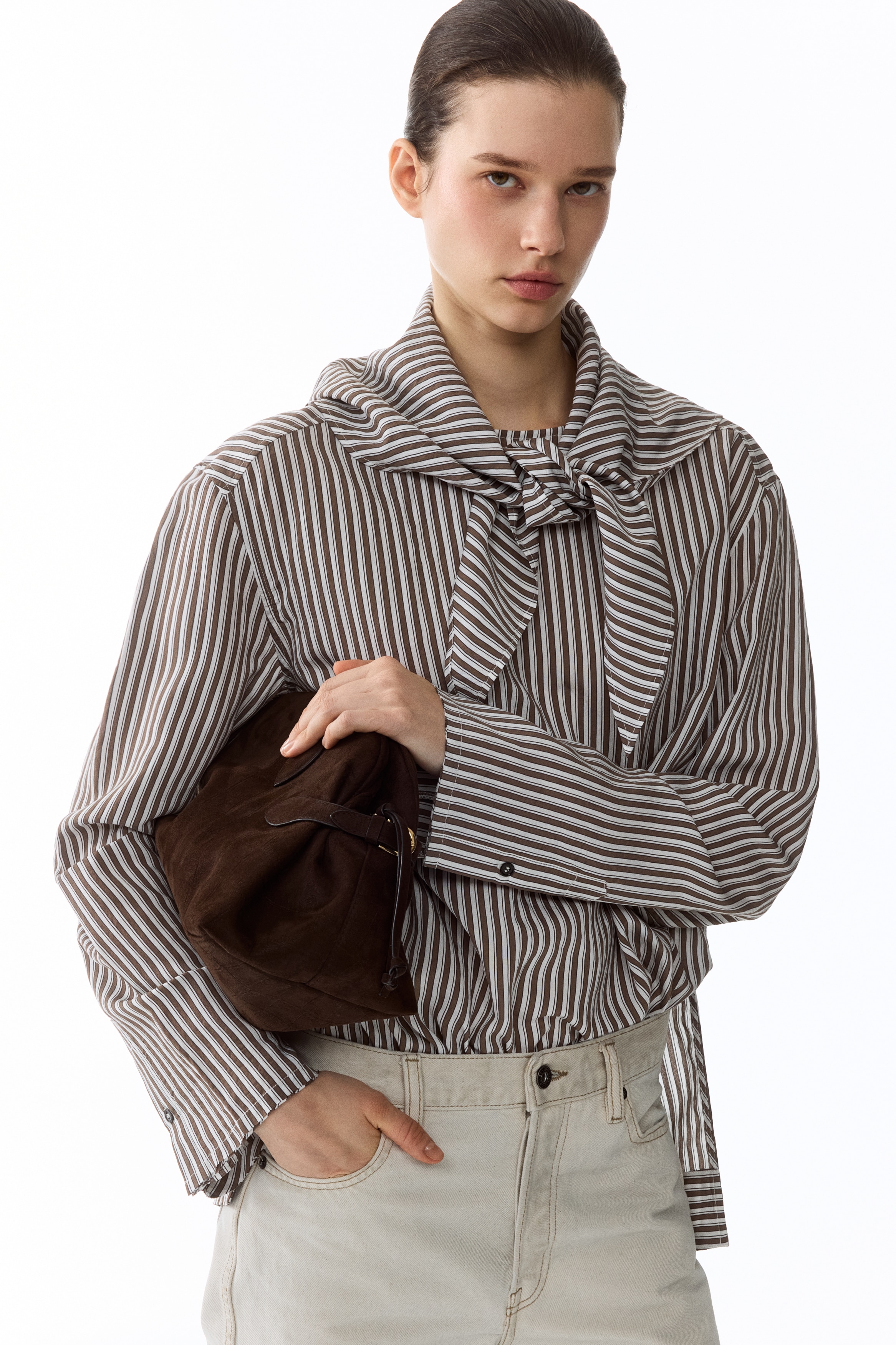 Oversized Blouse with Scarf from H&M - $59.99