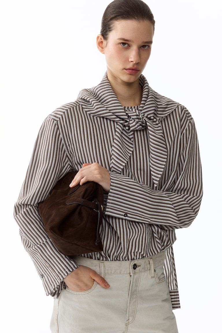 Predimenzionisana bluza sa maramom